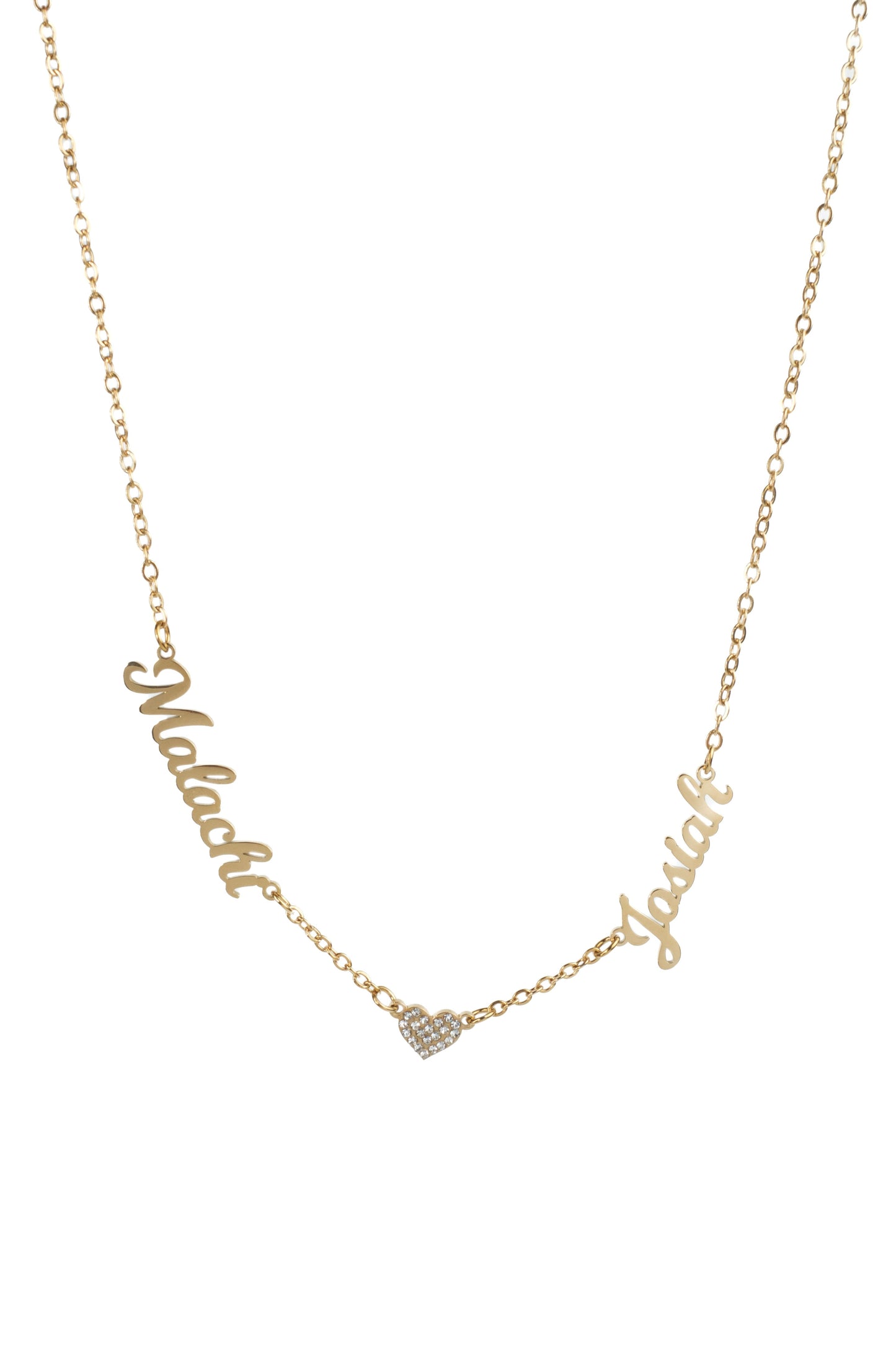 Her World Personalized  316L Stainless Steel Name Necklace