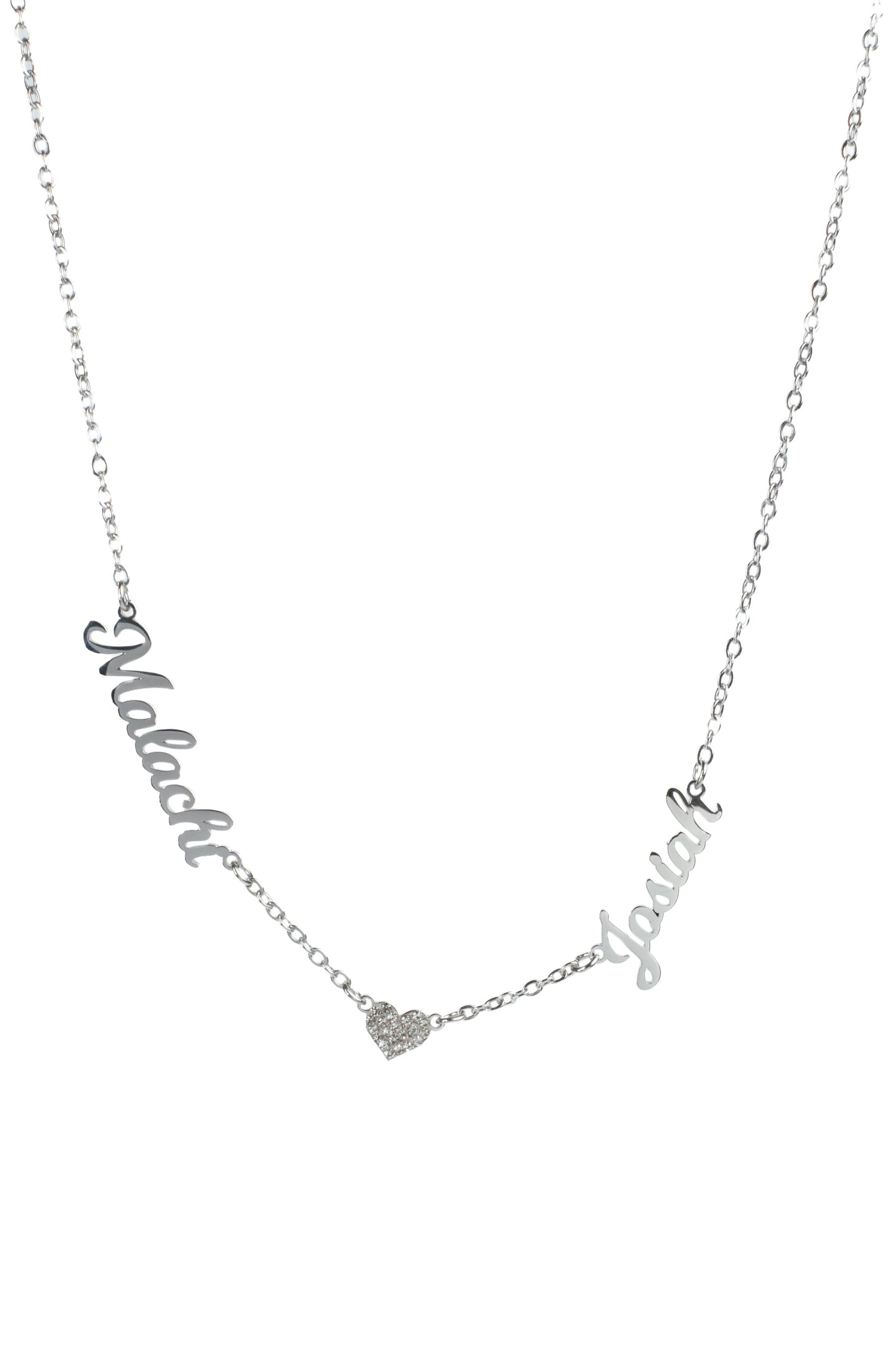 Her World Personalized  316L Stainless Steel Name Necklace