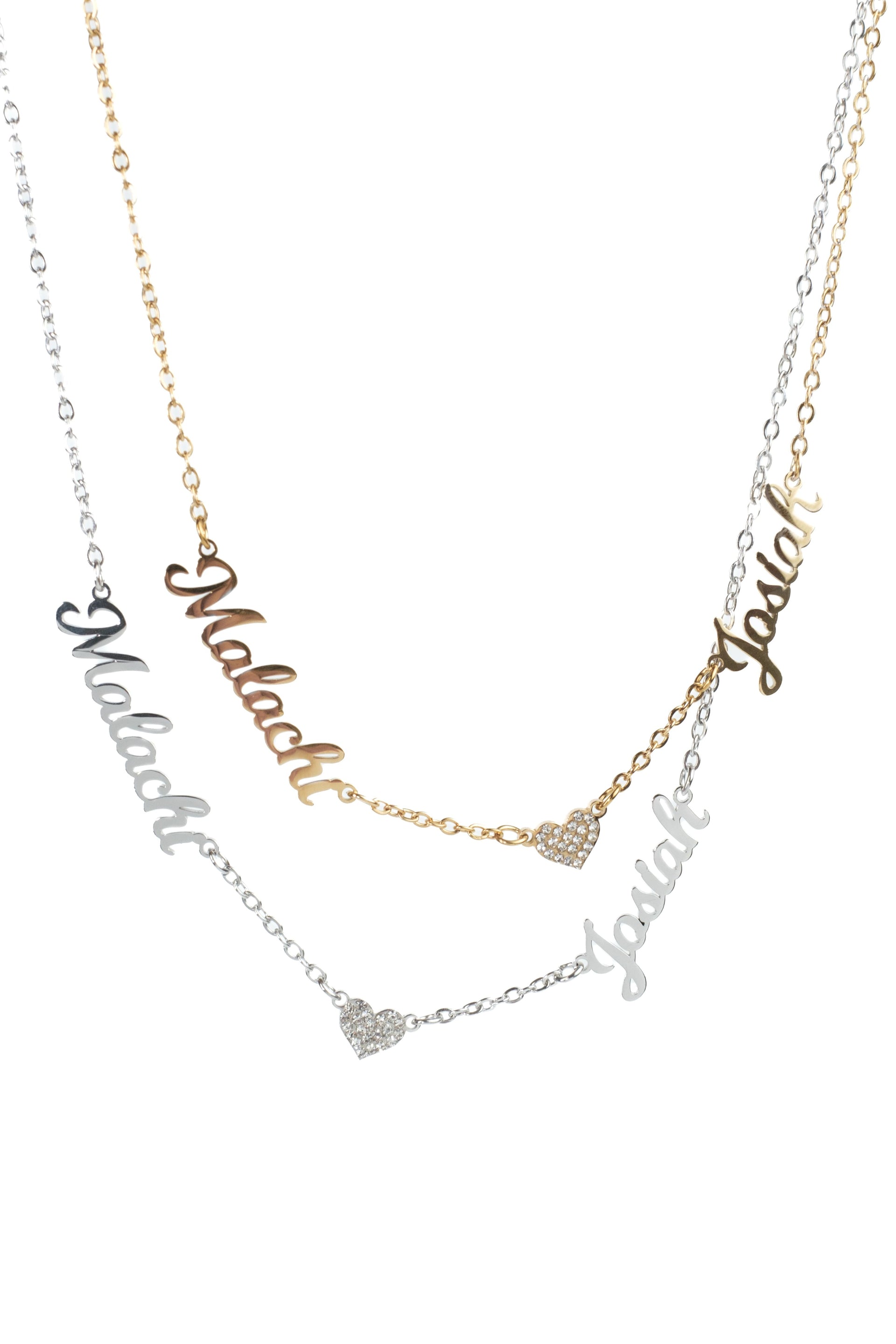 Her World Personalized Stainless Steel Name Necklace