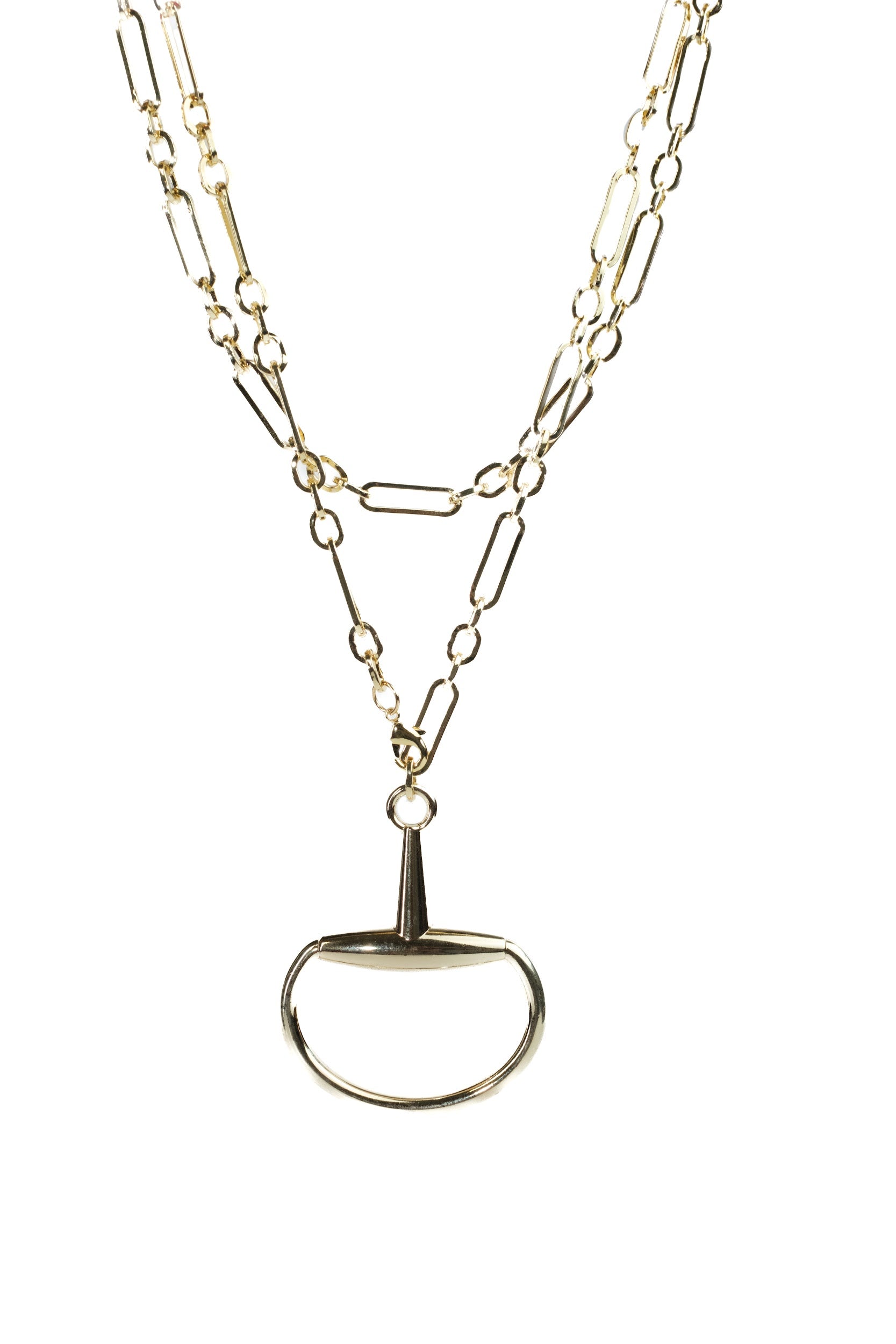 Bit Power Stainless Steel Horse Bit Necklace