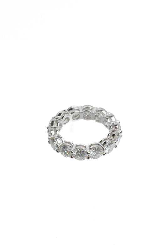 Forever XL Band .925 Sterling Silver Moissanite Infinity Band