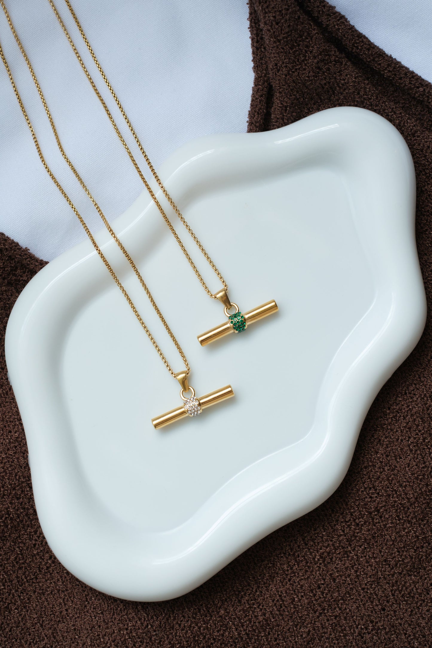 Editor's Pick T-Bar 316L Stainless Steel Necklace