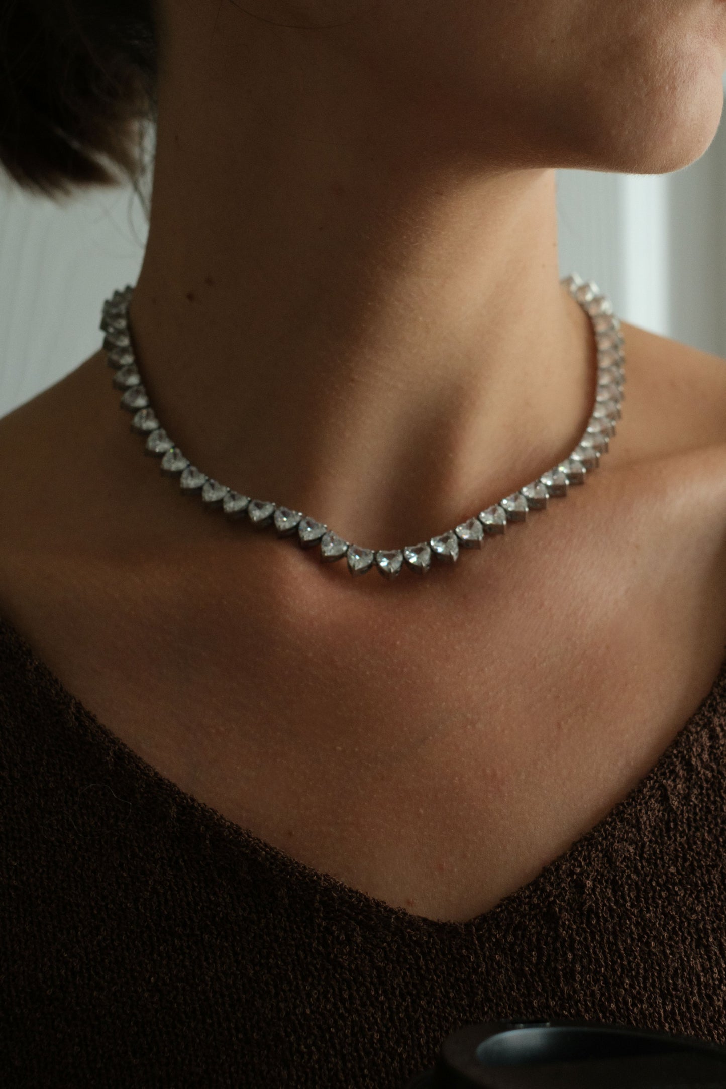 Heart Odette 5MM 16L Stainless Steel Necklace + Bracelet Duo