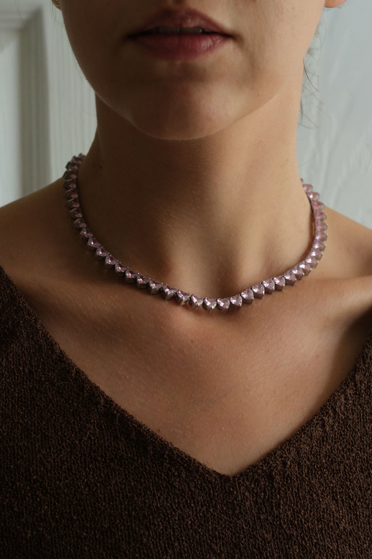 Heart Odette 5MM 16L Stainless Steel Necklace + Bracelet Duo