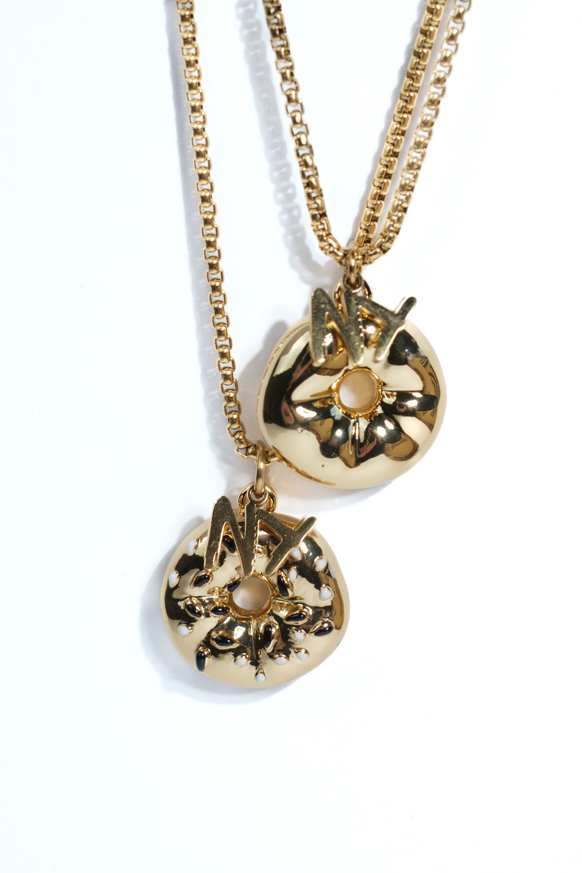Goldbergs Famous Stainless Steel Bagel Necklace