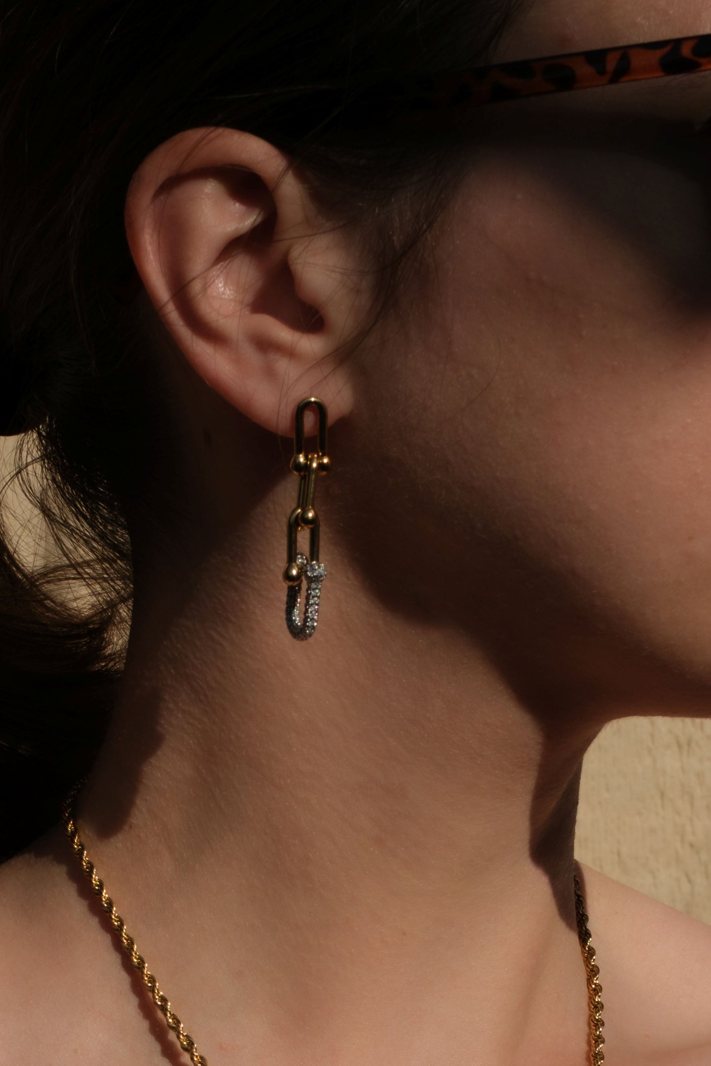 Linked + Loaded 316L Stainless Steel Earrings