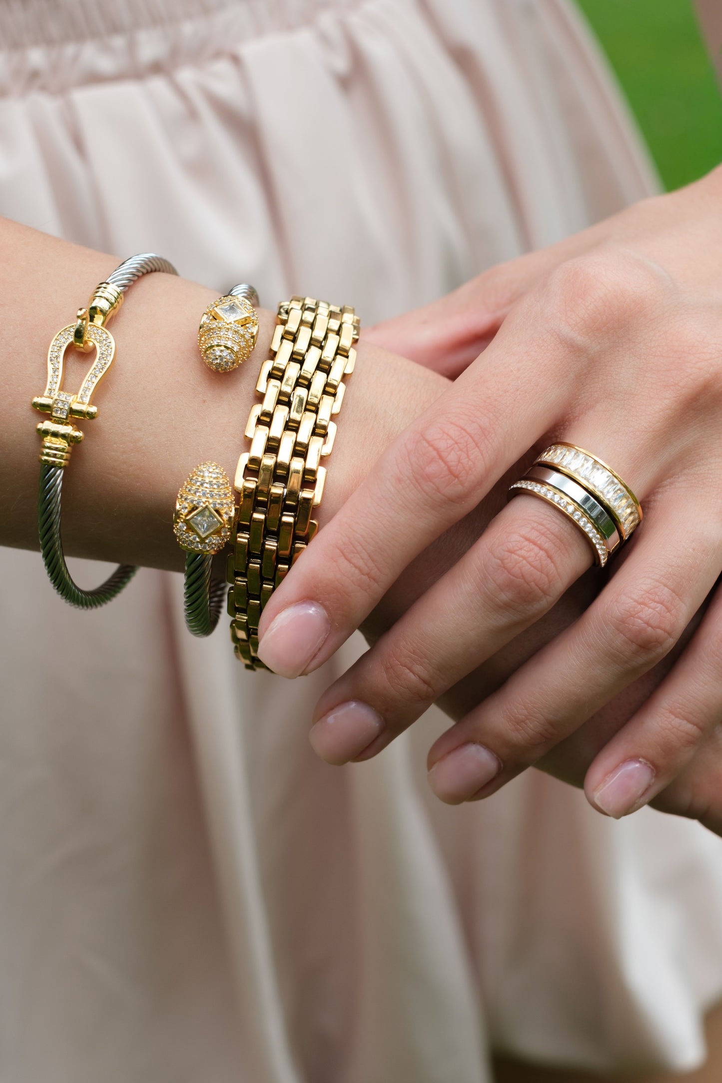The Modern Muse 316L Stainless Steel Bracelet Collection