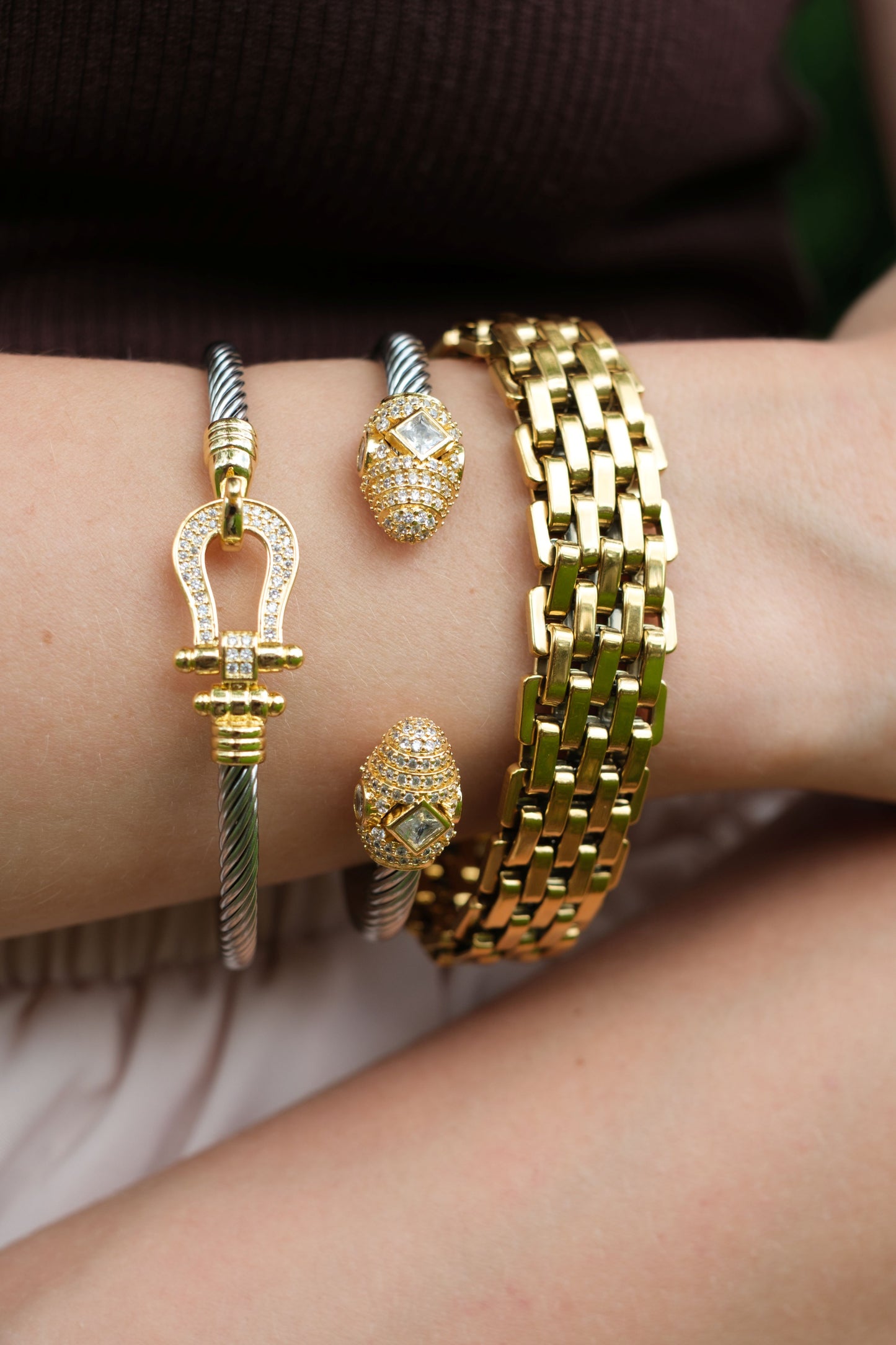 The Modern Muse 316L Stainless Steel Bracelet Collection