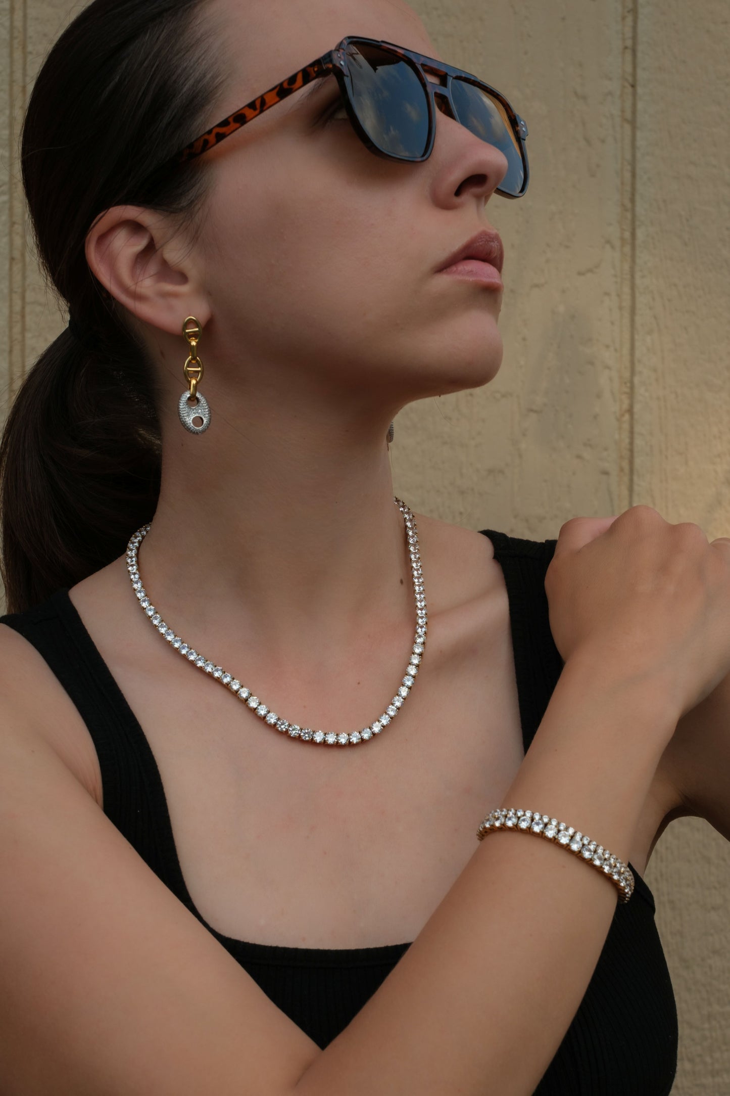 Odette 2.0 316L Stainless Steel 5MM Tennis Necklace