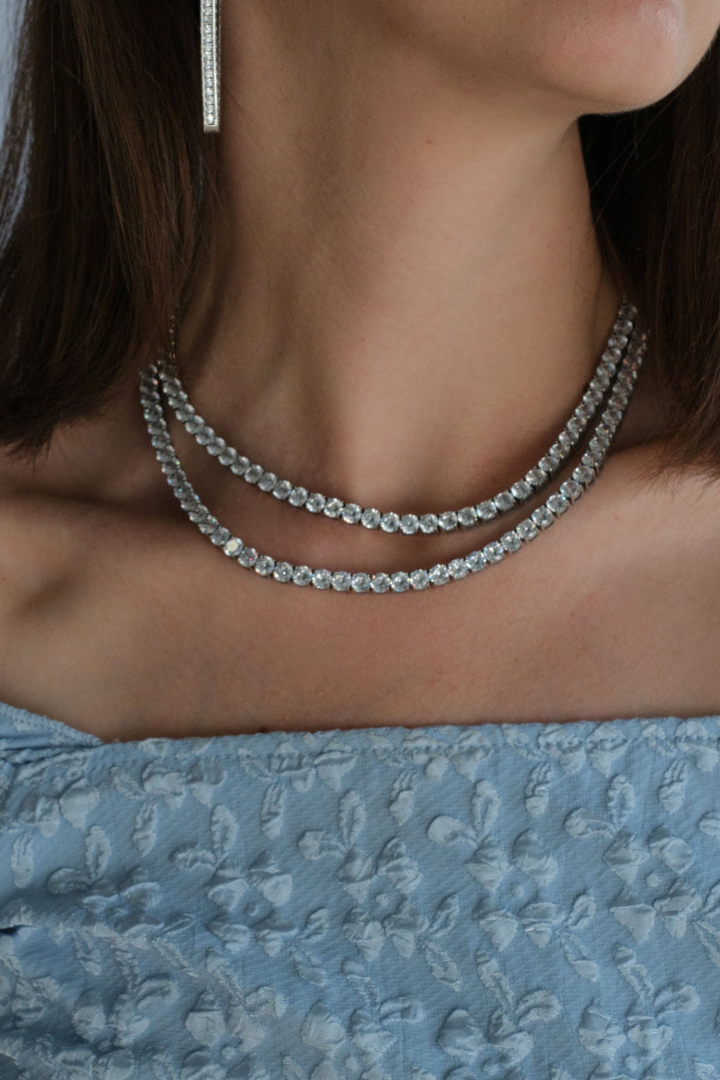 Odette 2.0 316L Stainless Steel 5MM Tennis Necklace