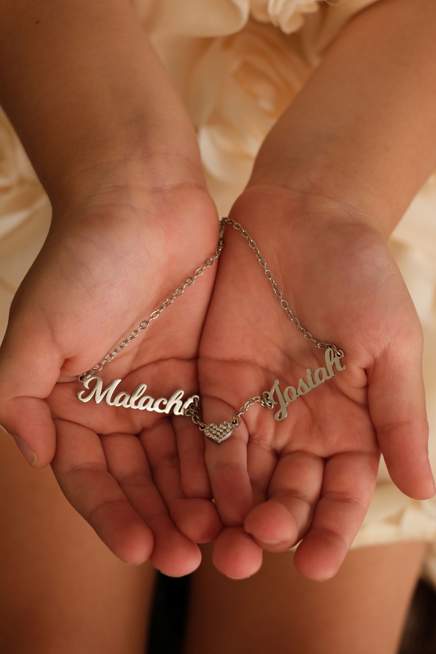 Her World Personalized  316L Stainless Steel Name Necklace