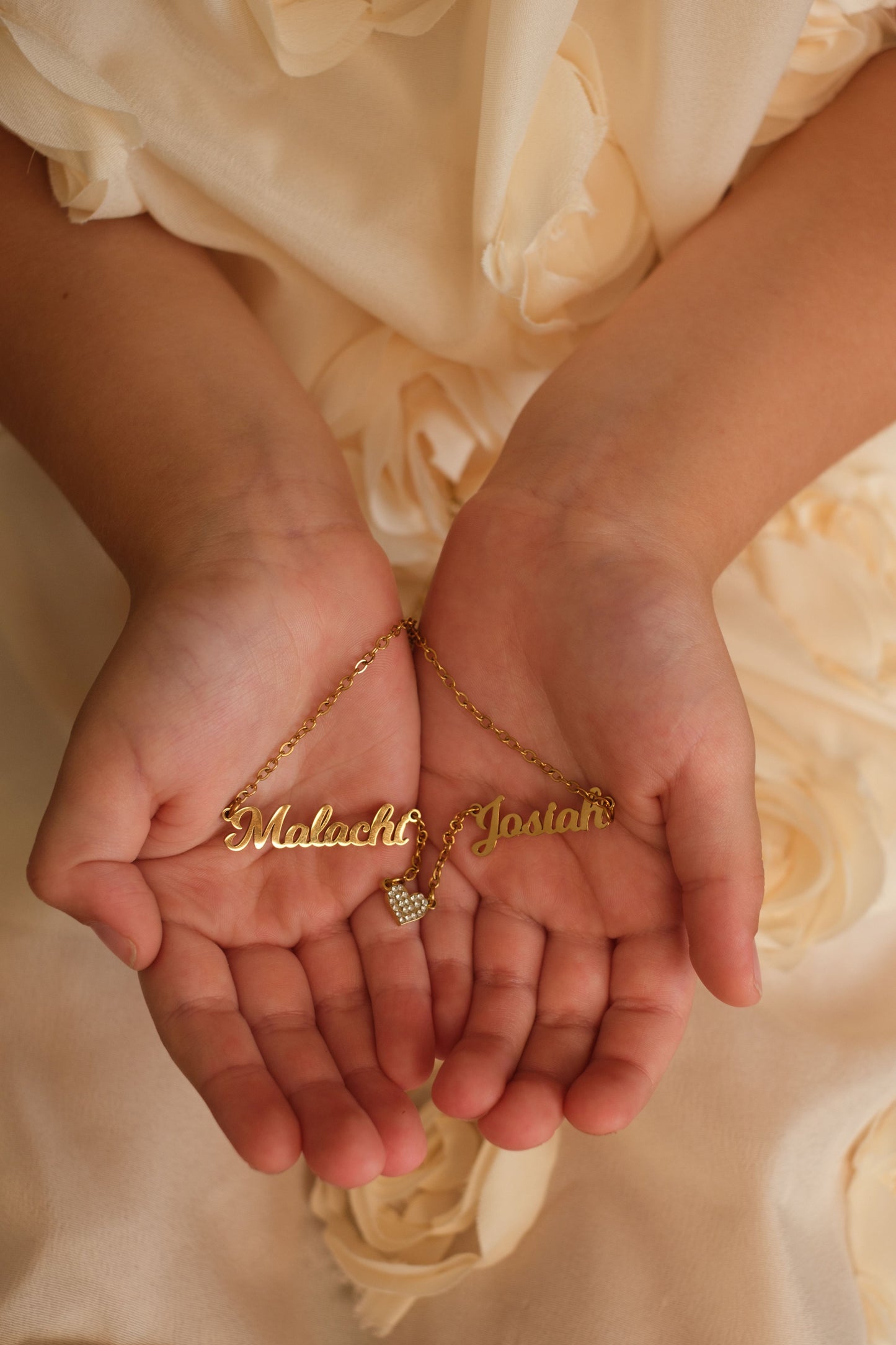 Her World Personalized  316L Stainless Steel Name Necklace