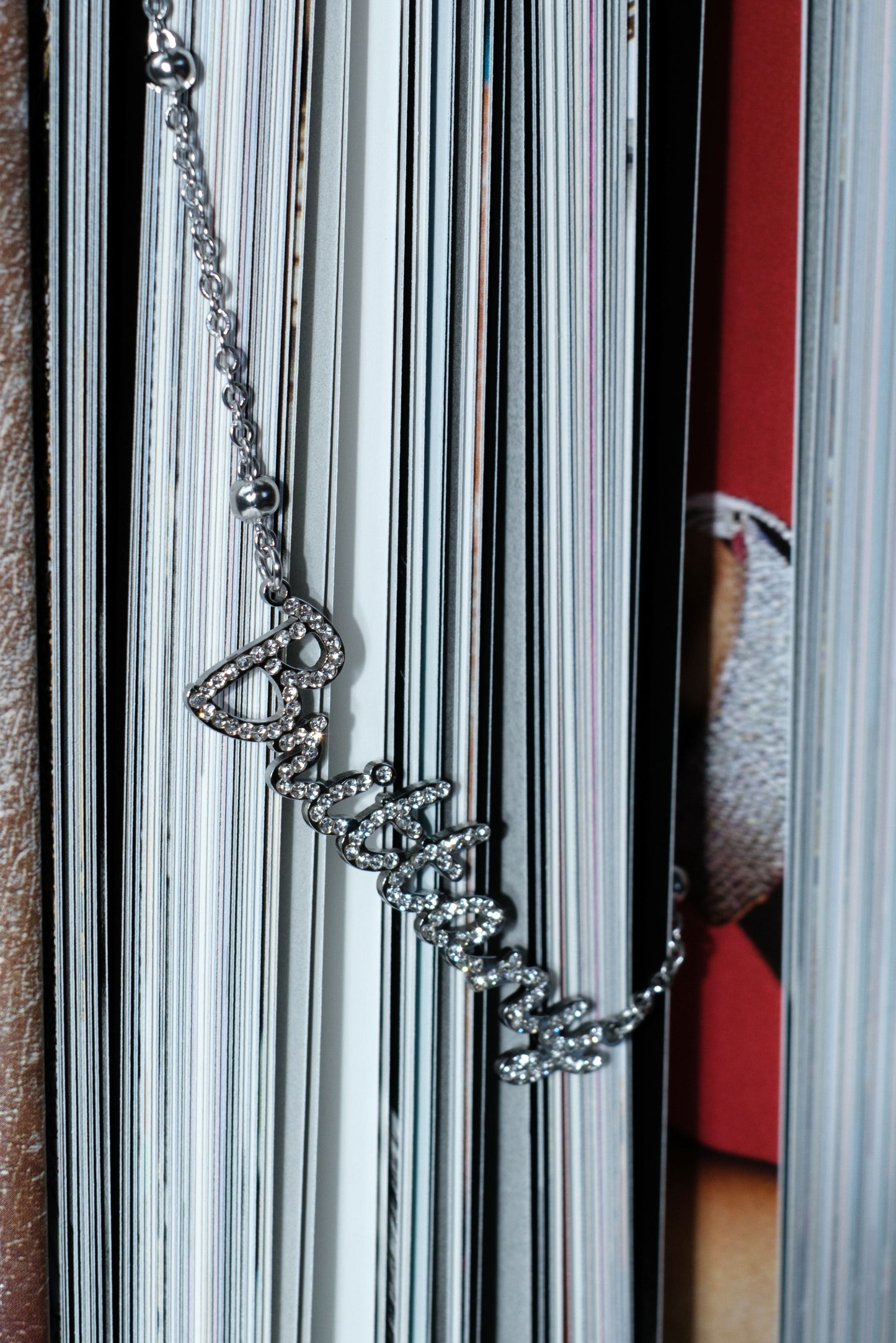 City Girl 316L Stainless Steel Crystal Name Necklace