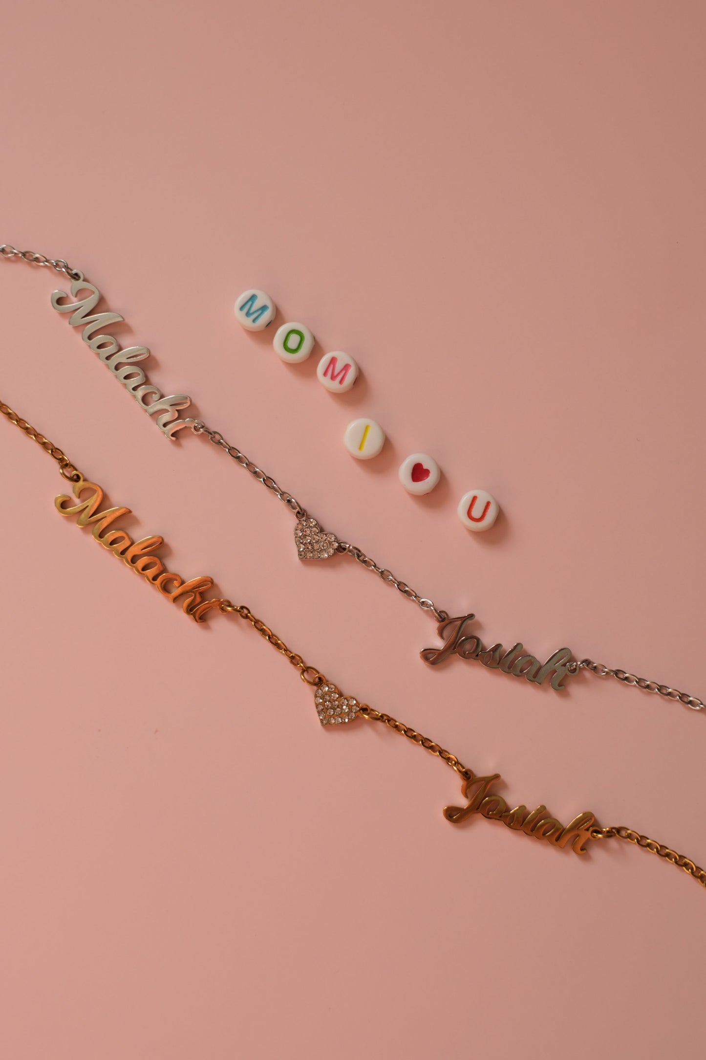 Her World Personalized  316L Stainless Steel Name Necklace