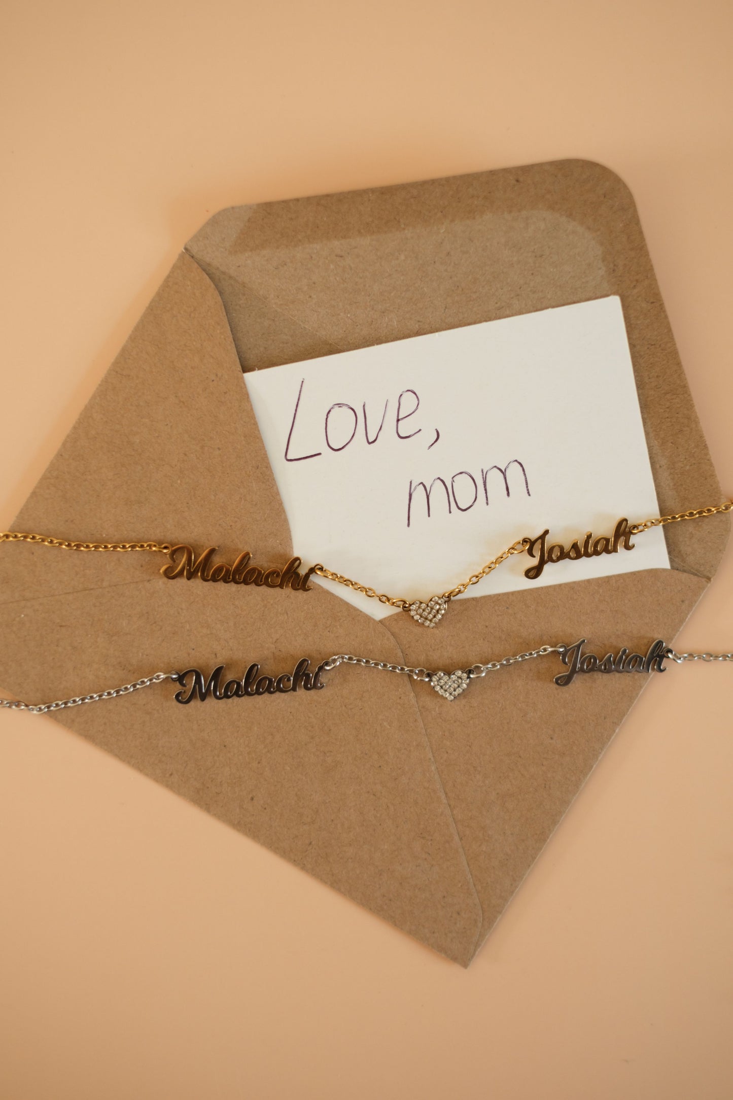Her World Personalized  316L Stainless Steel Name Necklace