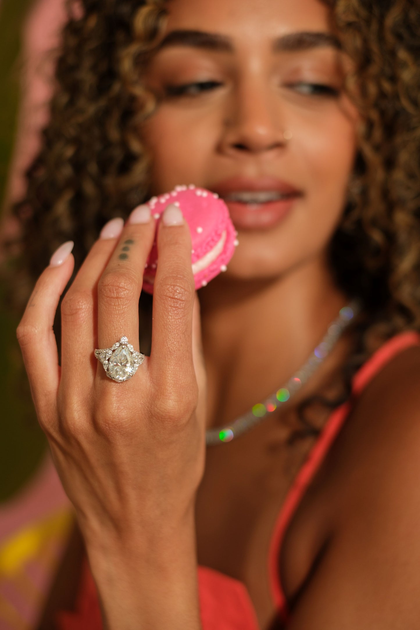 Weekend Affair .925 Sterling Silver 10 Carat Moissanite Ring