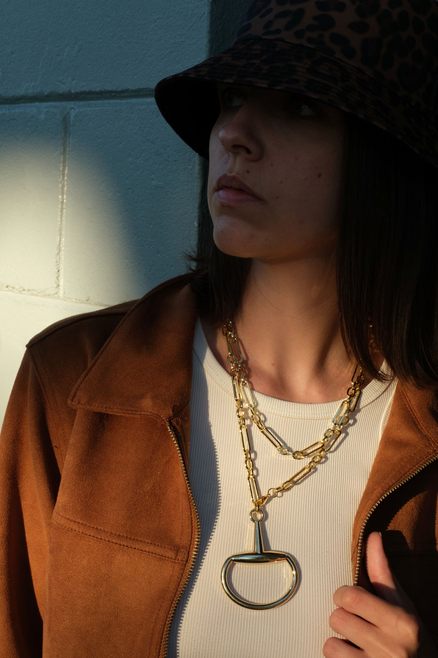 A Bit of Power XL 316L Stainless Steel Horse Bit Necklace