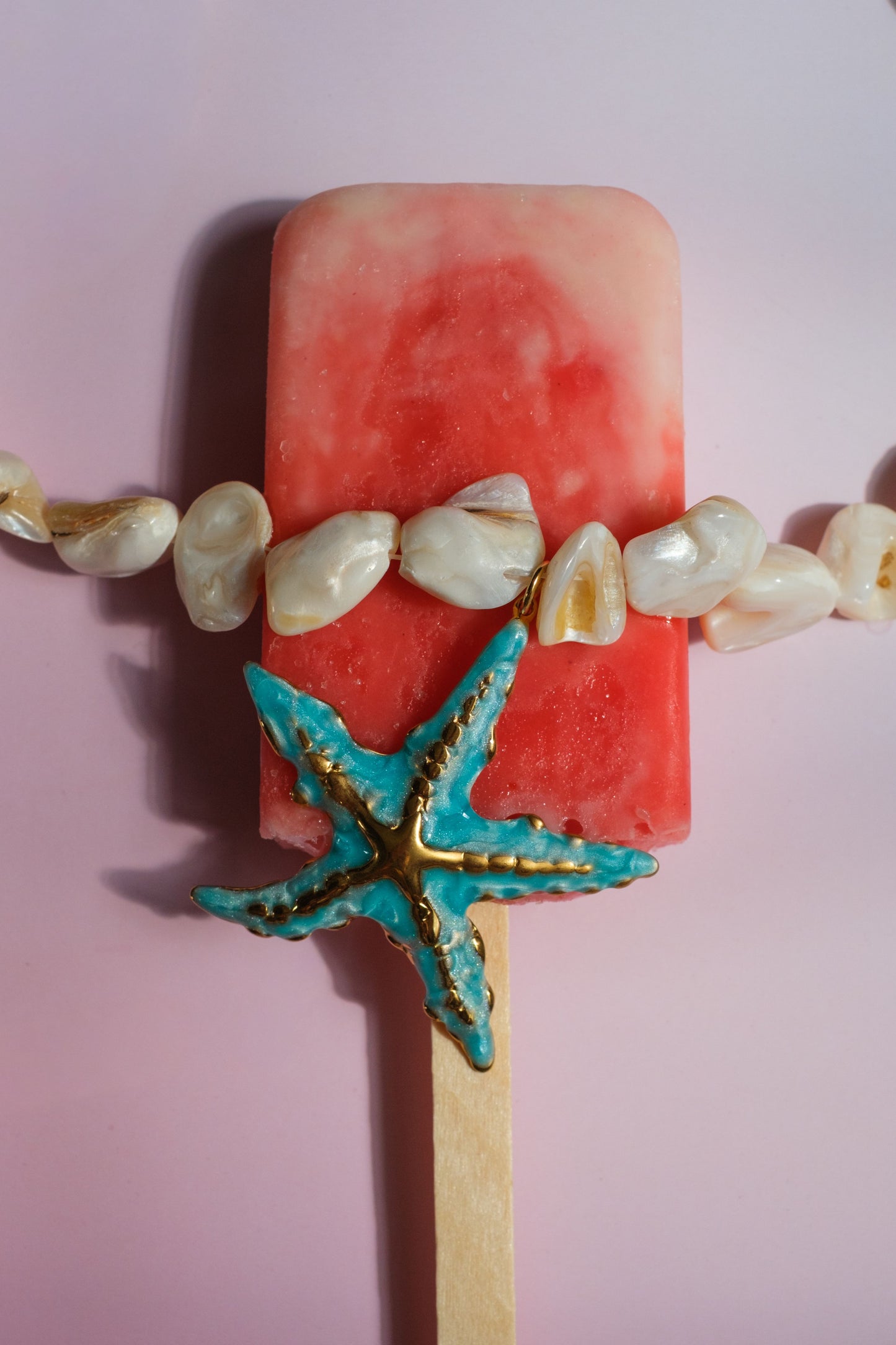 Summer At Seaside Natural Shell Necklace