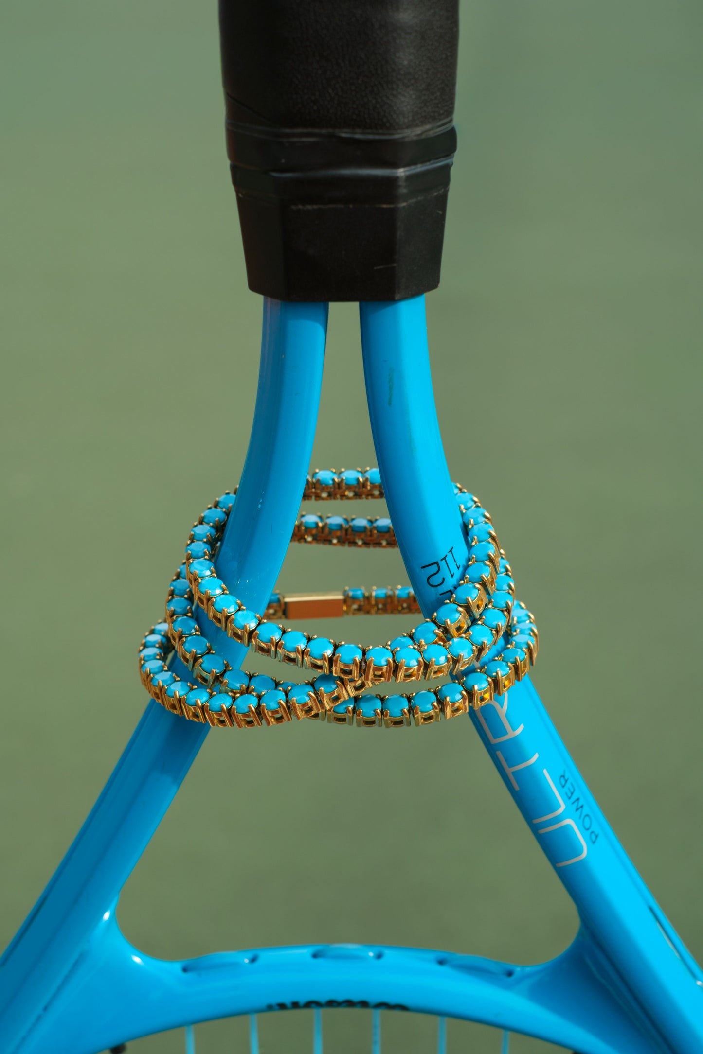 Odette 4MM Turquoise 316L Stainless Steel Gold Necklace