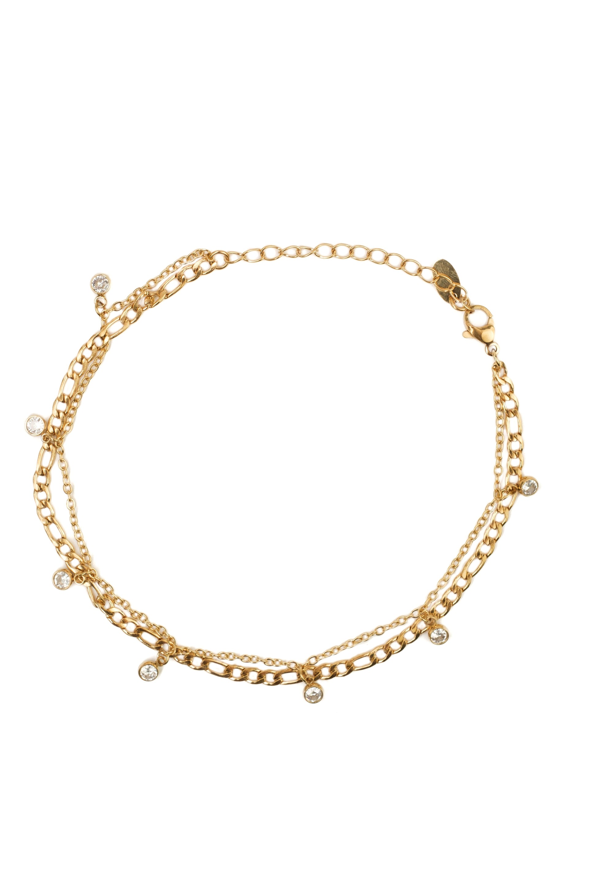 Golden Tide Stainless Steel Anklet