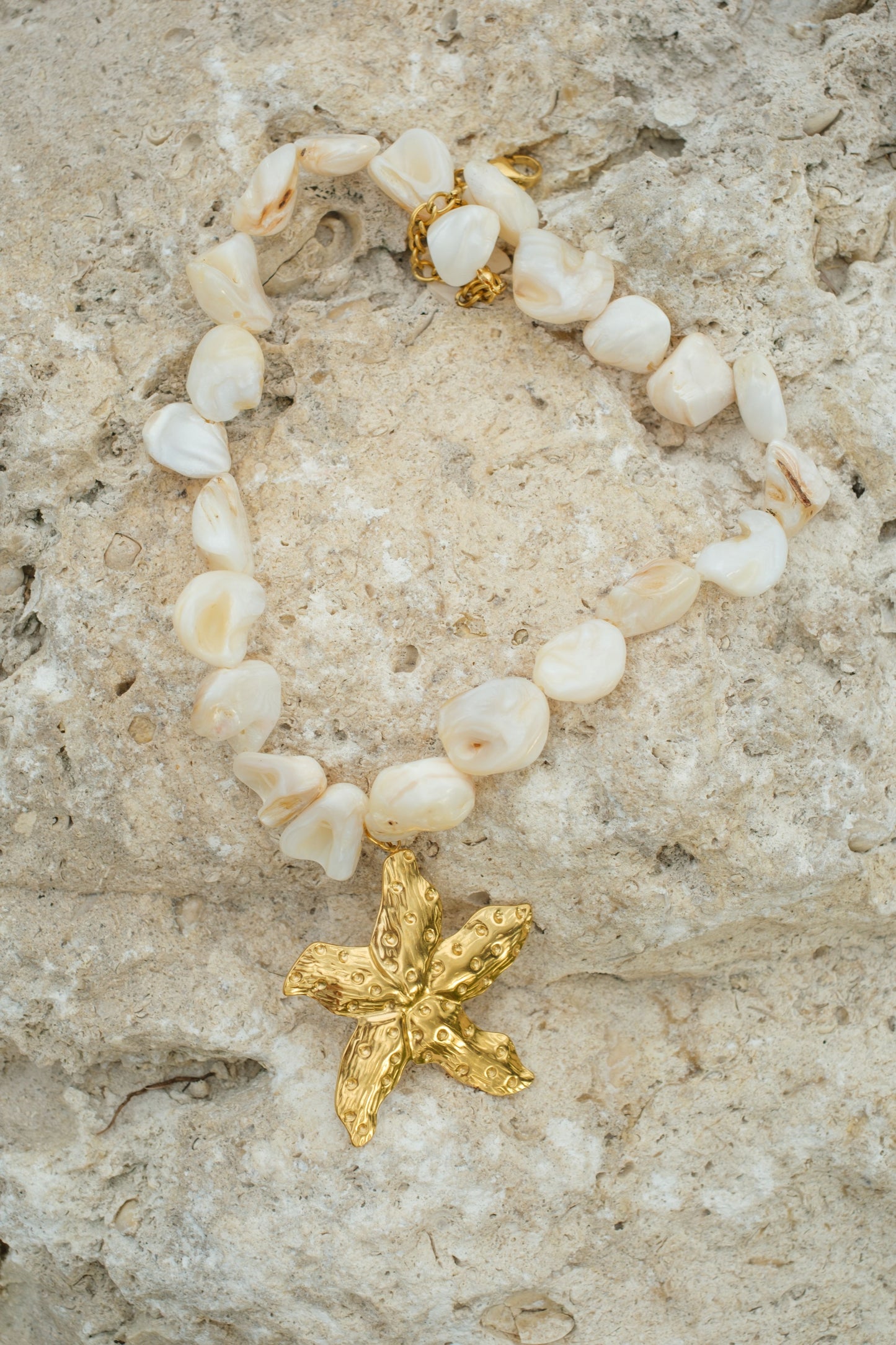 Summer At Seaside Natural Shell Necklace