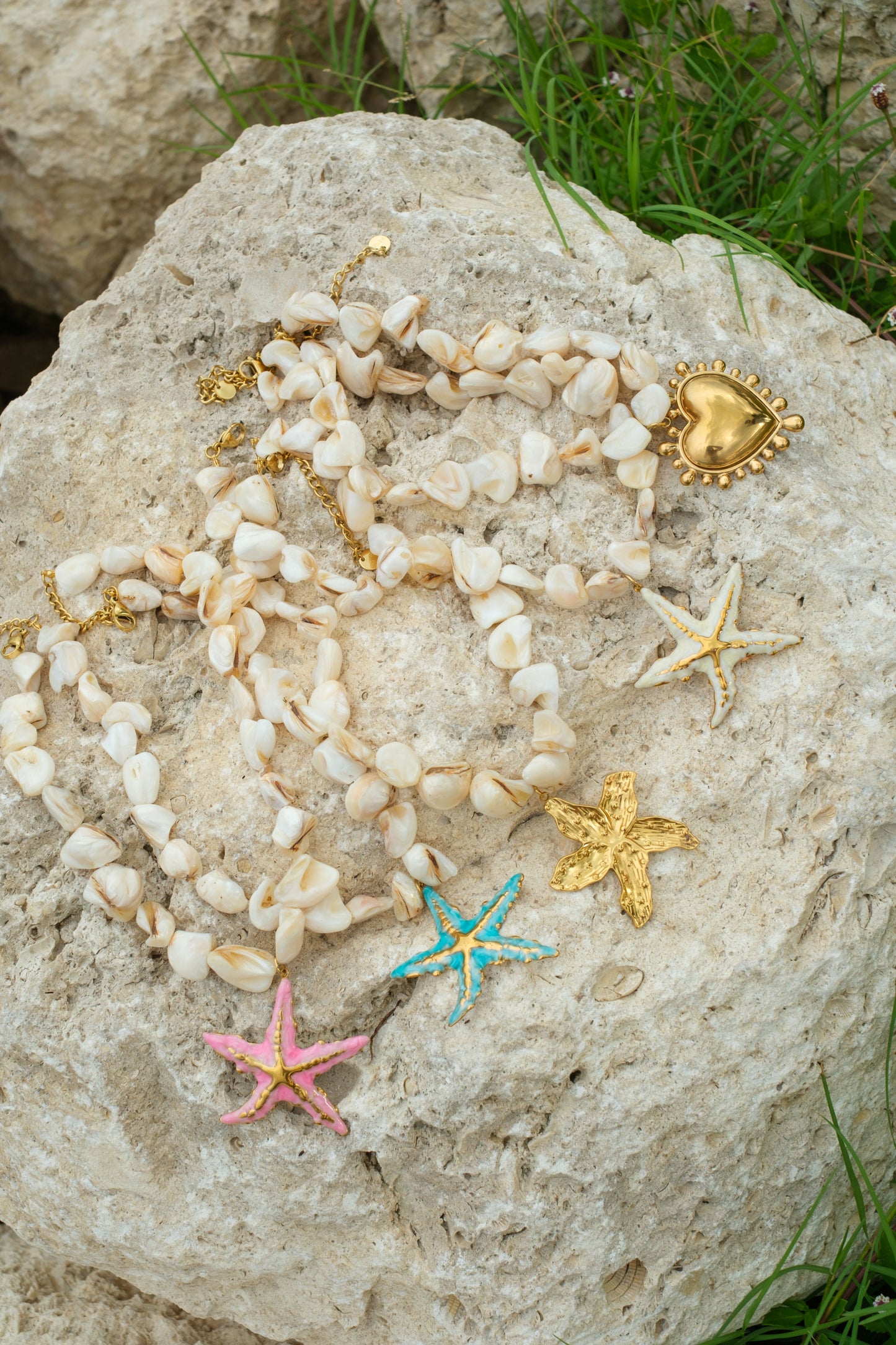 Summer At Seaside Natural Shell Necklace