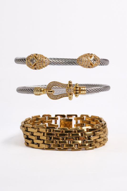 The Modern Muse 316L Stainless Steel Bracelet Collection