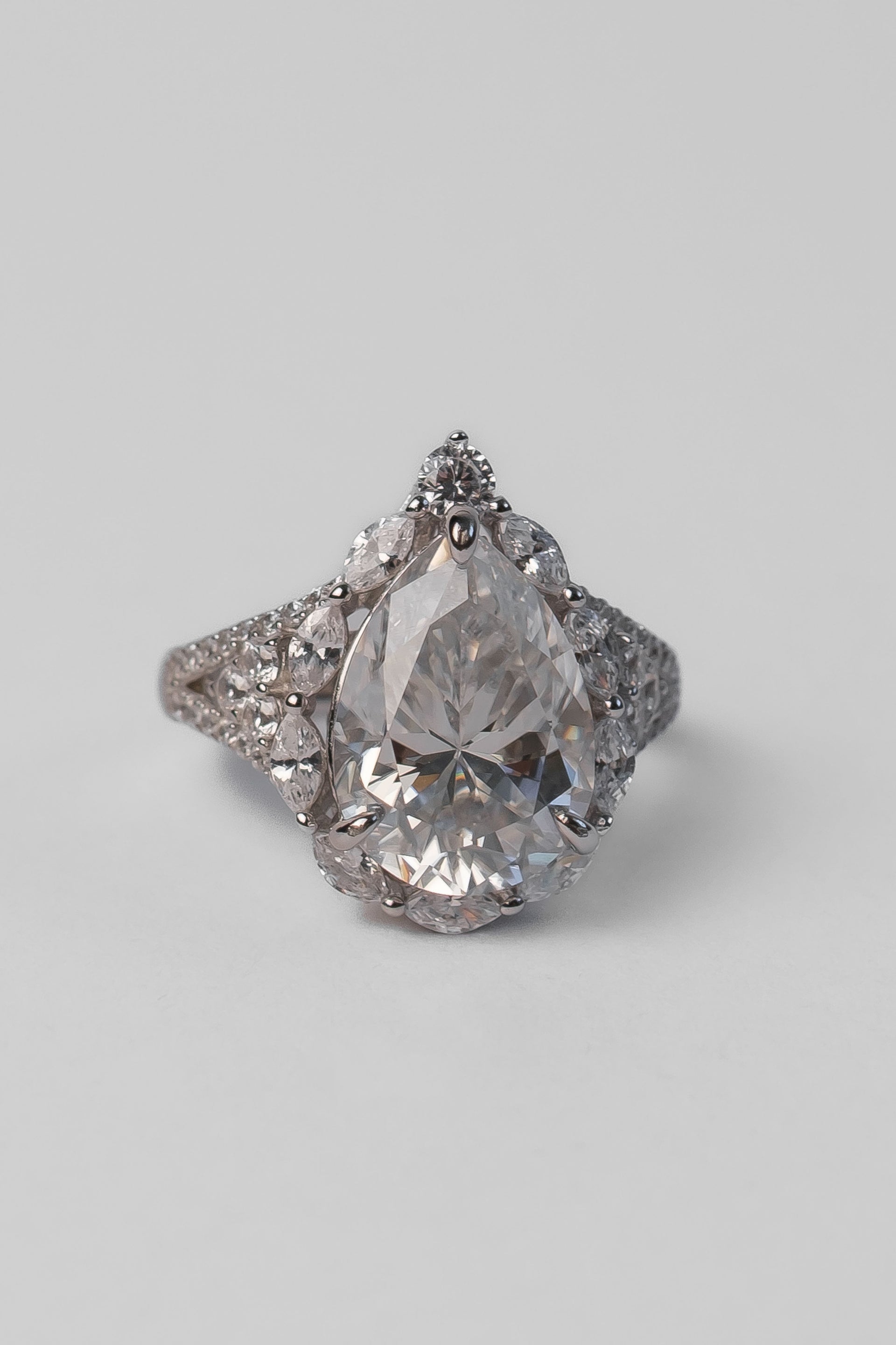 Weekend Affair .925 Sterling 10 Carat Moissanite Ring