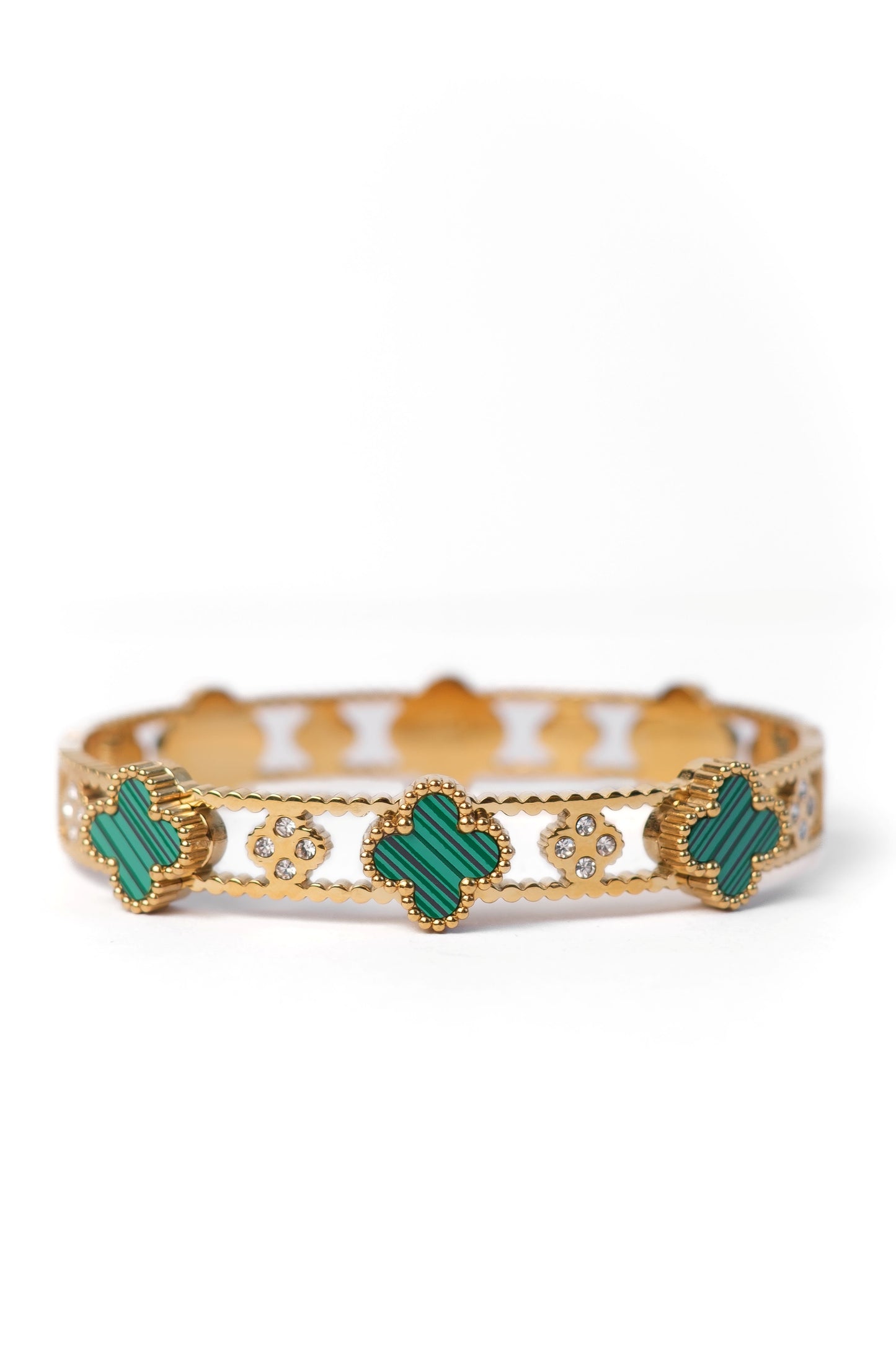 Clover Garden 316L Stainless Steel Bangle Trio