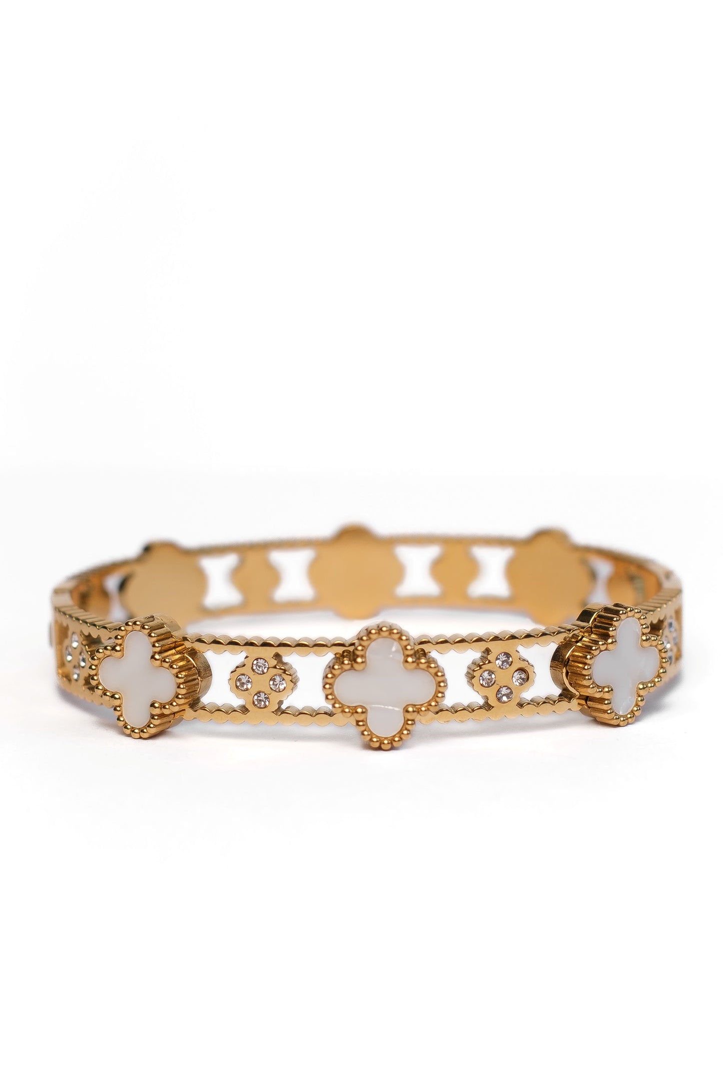 Clover Garden 316L Stainless Steel Bangle Trio