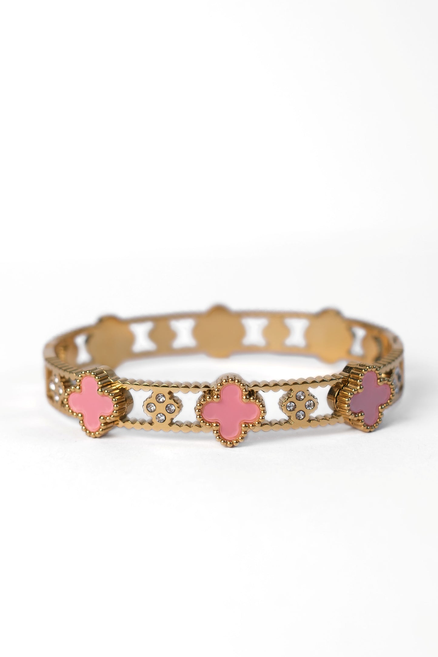 Clover Garden 316L Stainless Steel Bangle Trio
