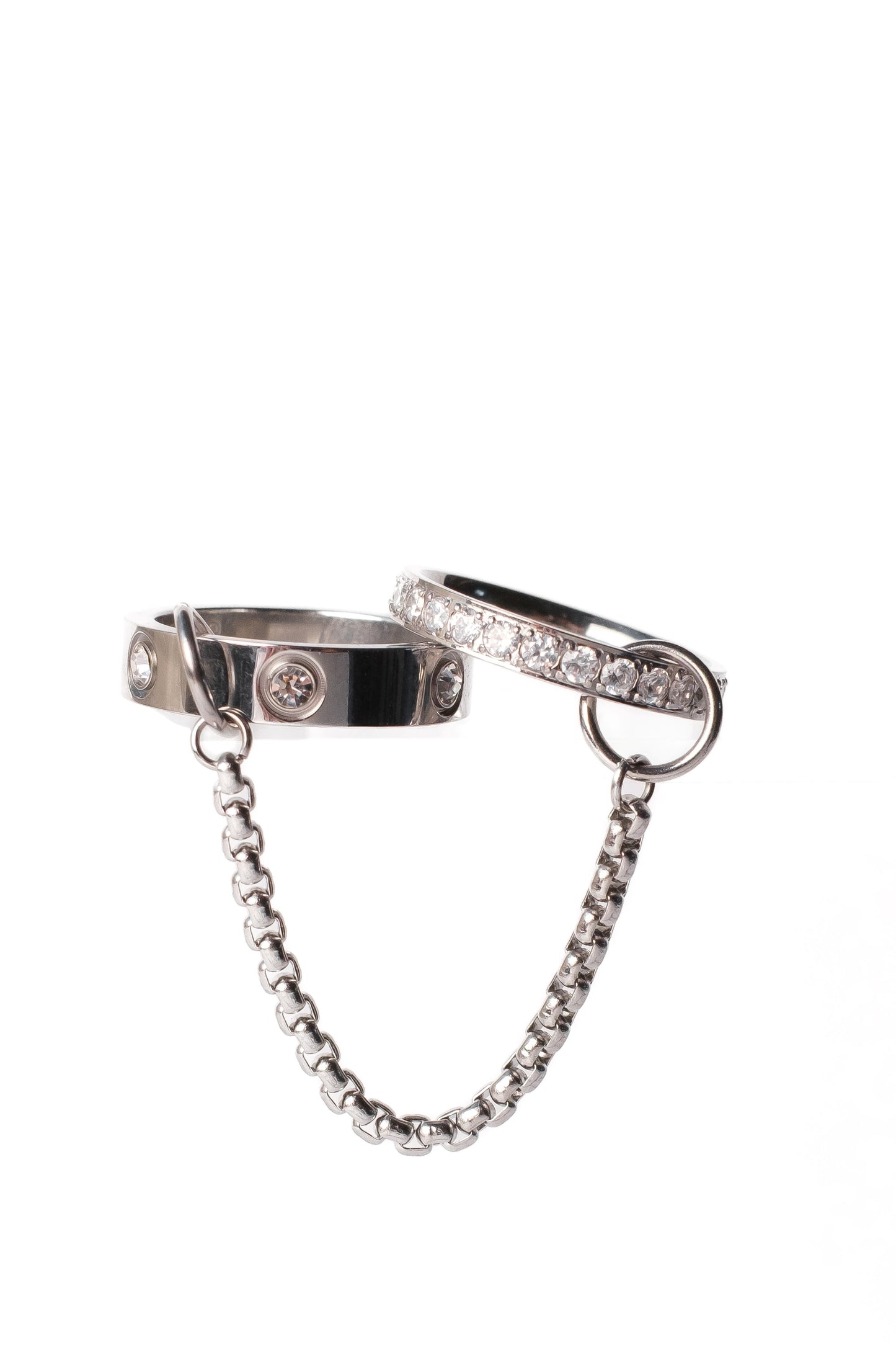 Chain Reaction 316L Stainless Steel Ring