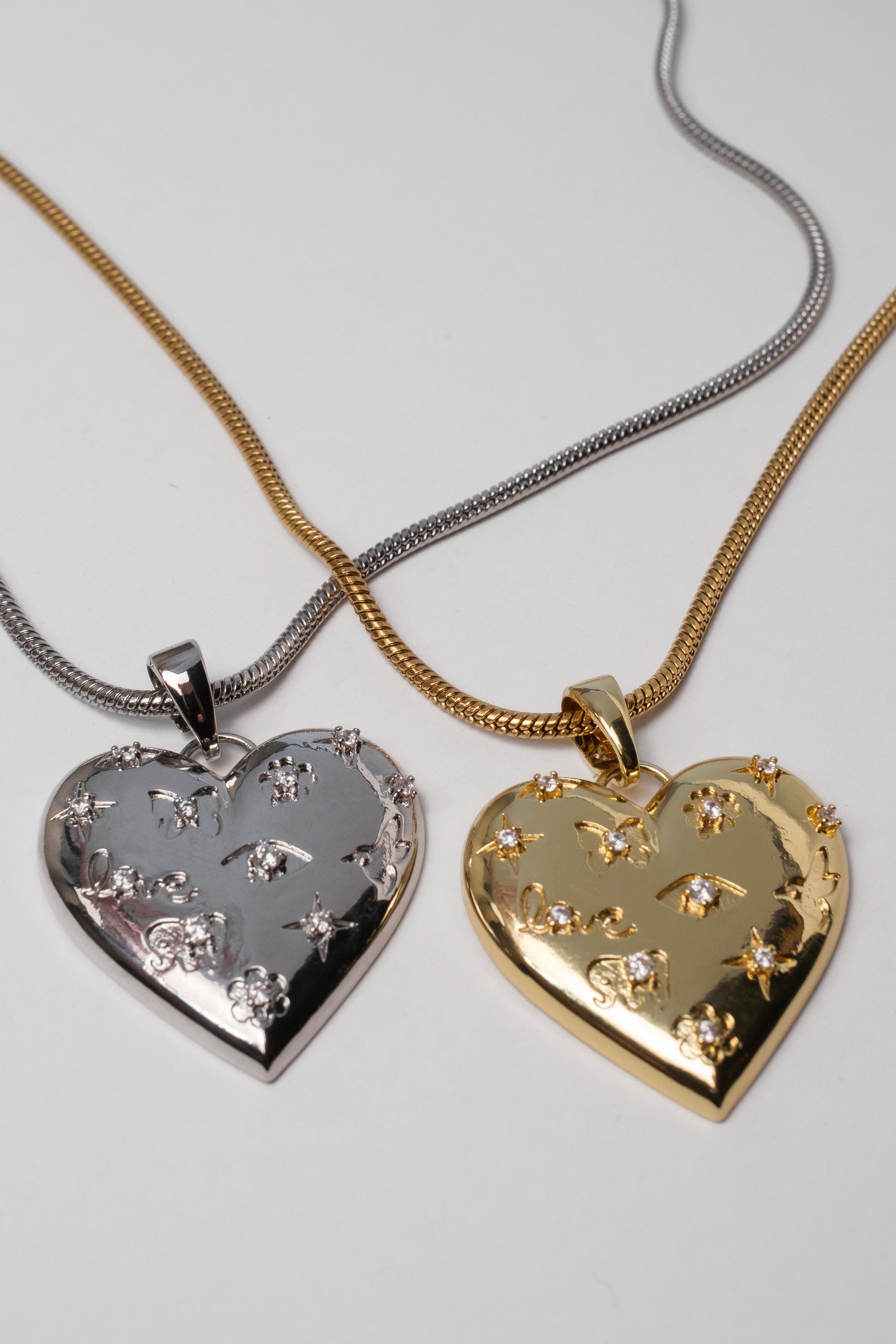 Good Intentions Stainless Steel Heart Necklace