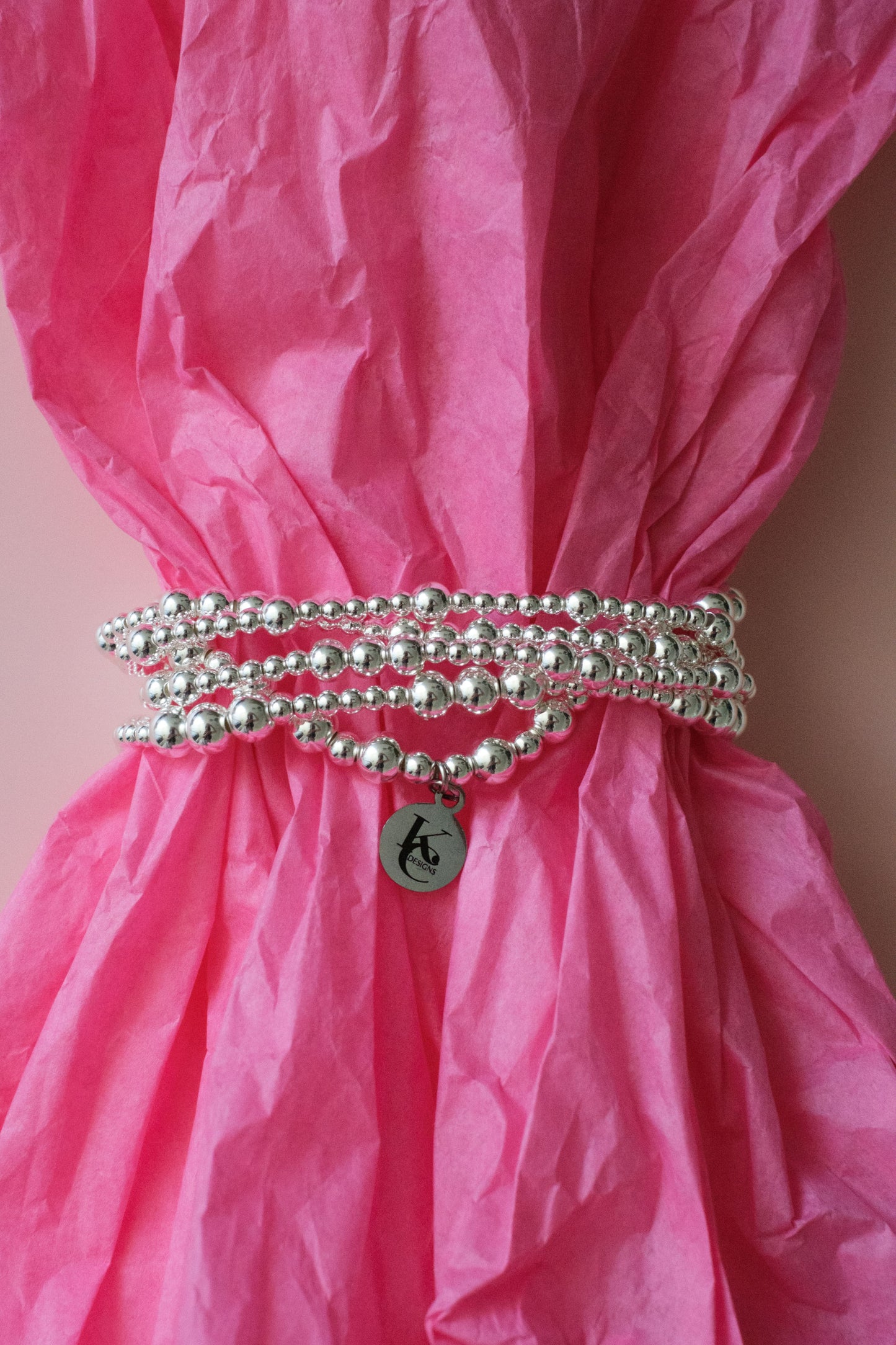Lucky Girl 316L Stainless Steel 5 Piece Bracelet Stack