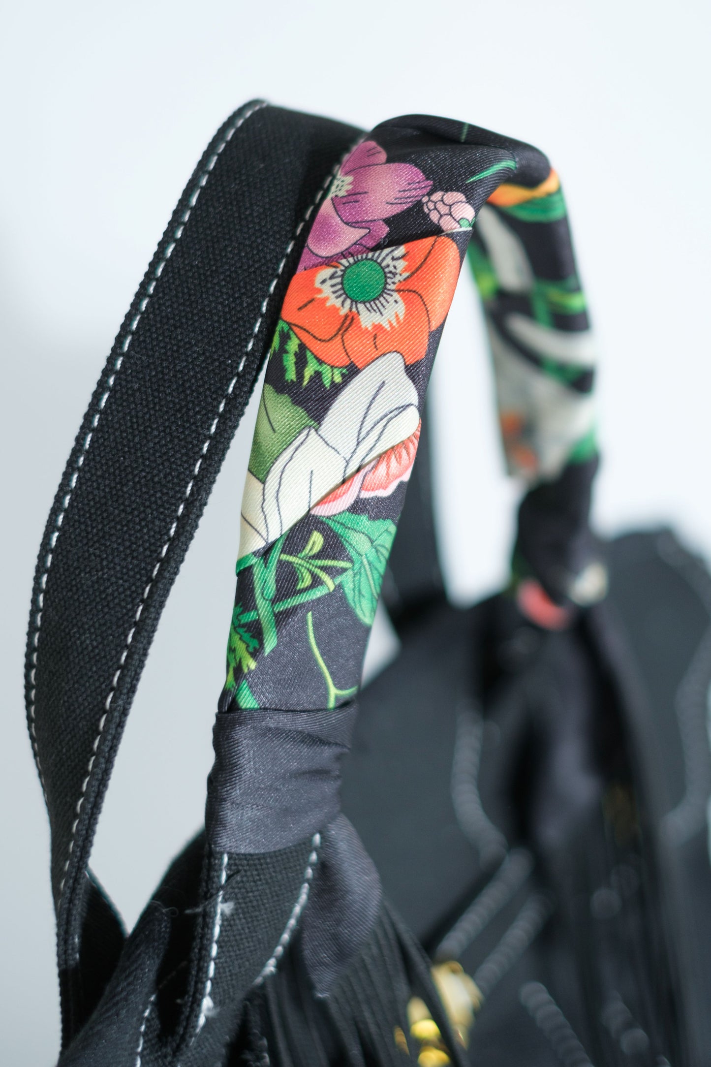 Spring Sundara Purse with Fringe Twilly