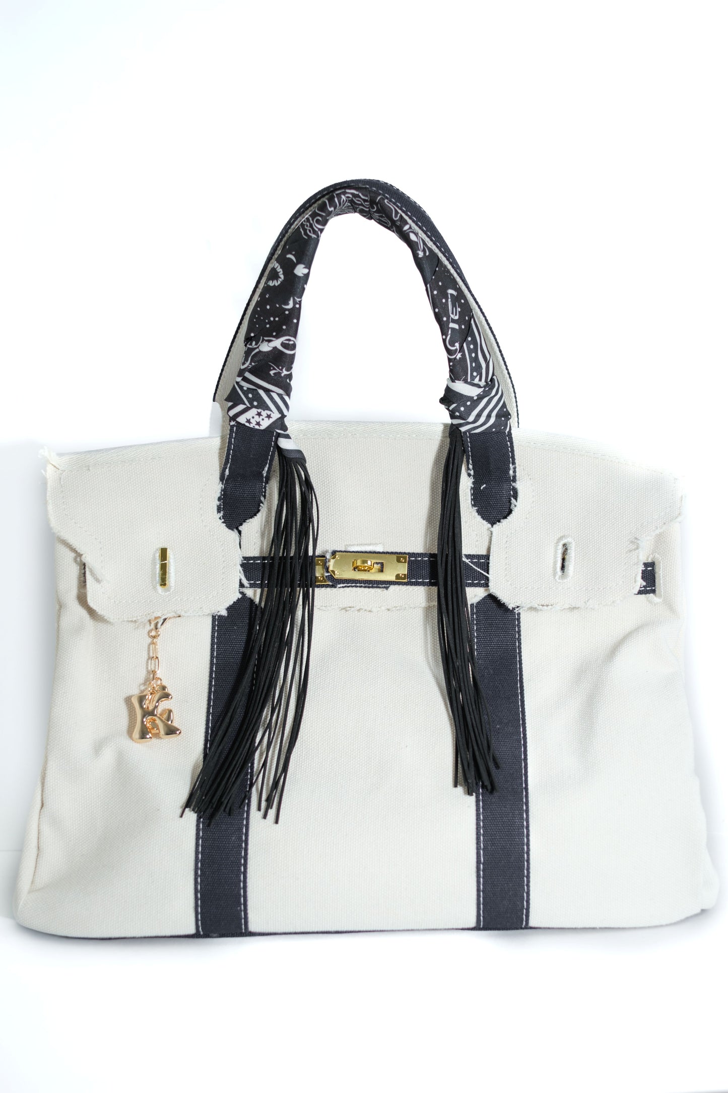 Spring Sundara Purse with Fringe Twilly