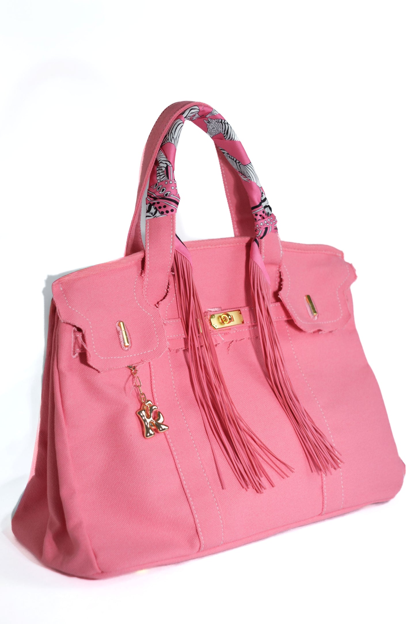 Spring Sundara Purse with Fringe Twilly