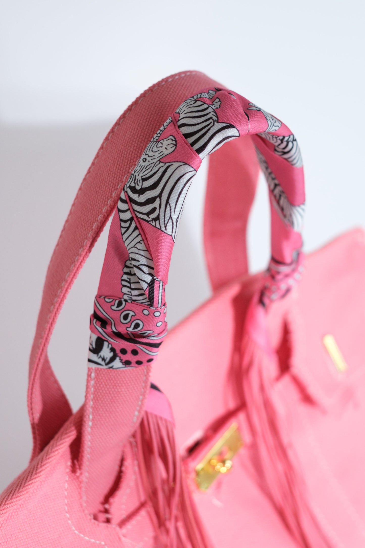 Spring Sundara Purse with Fringe Twilly