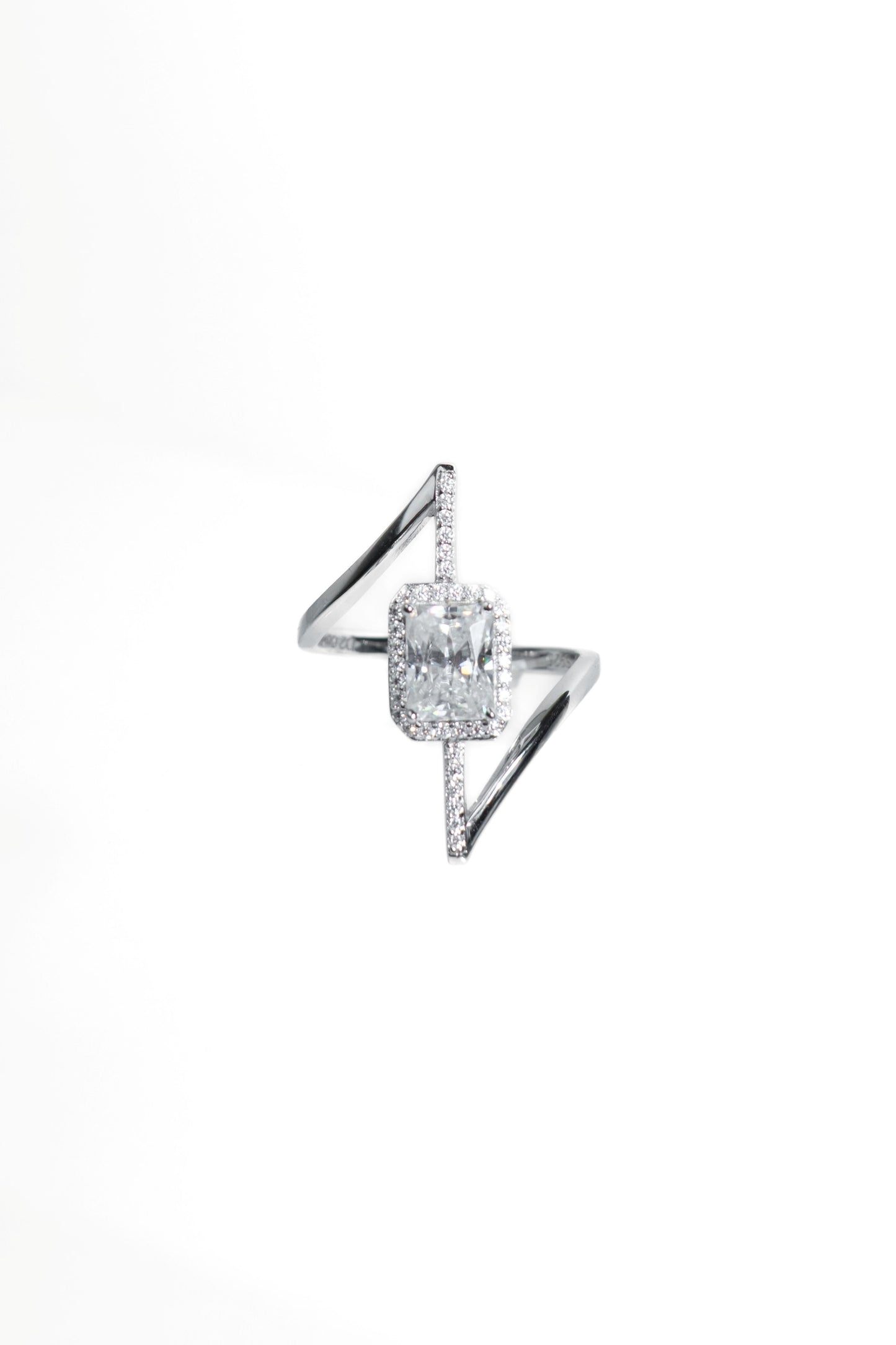 Monarch .925 Sterling Silver 3 Carat Moissanite Ring