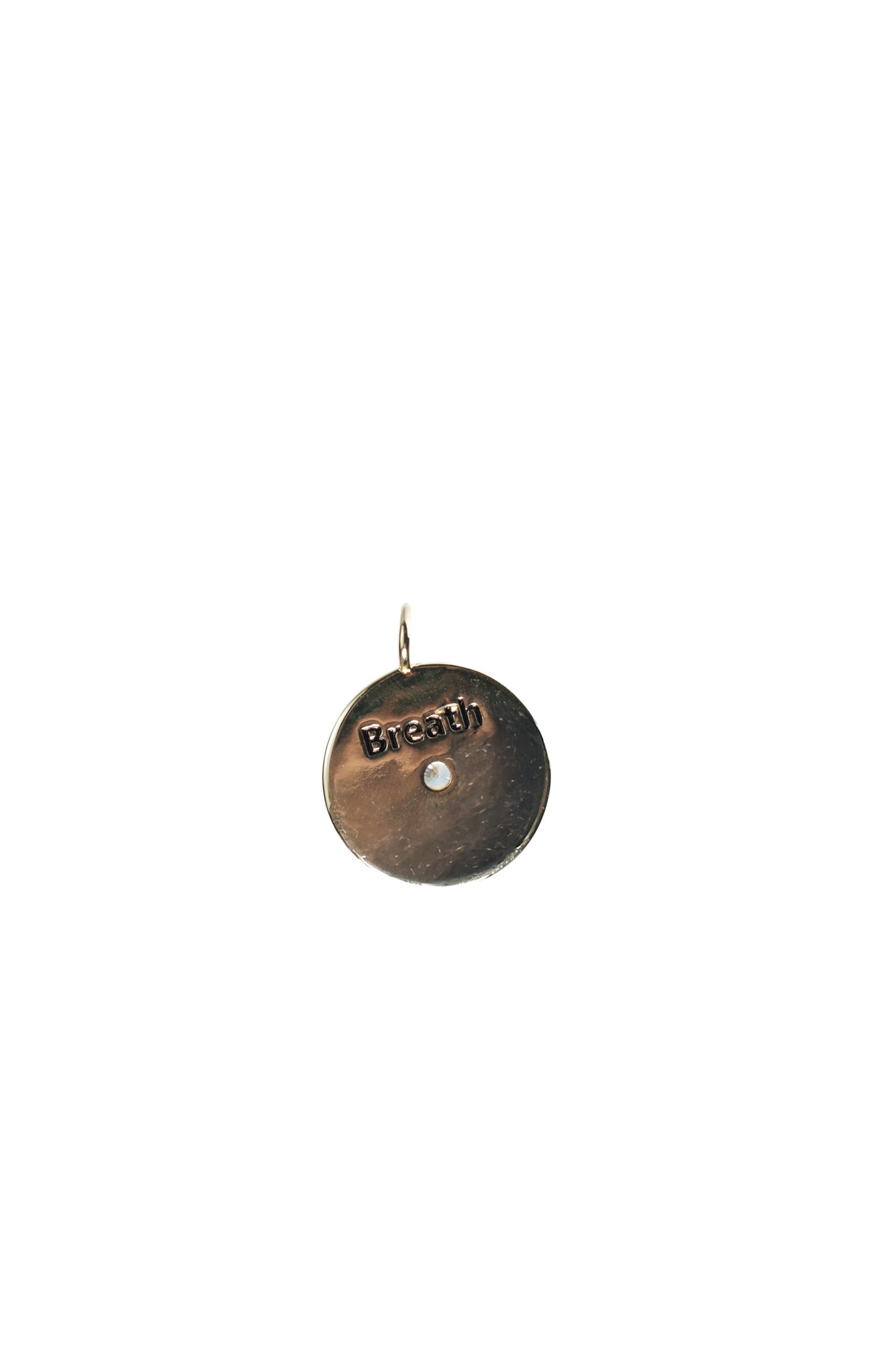 Stay Focused - Breath 316L Stainless Steel Crystal Charm