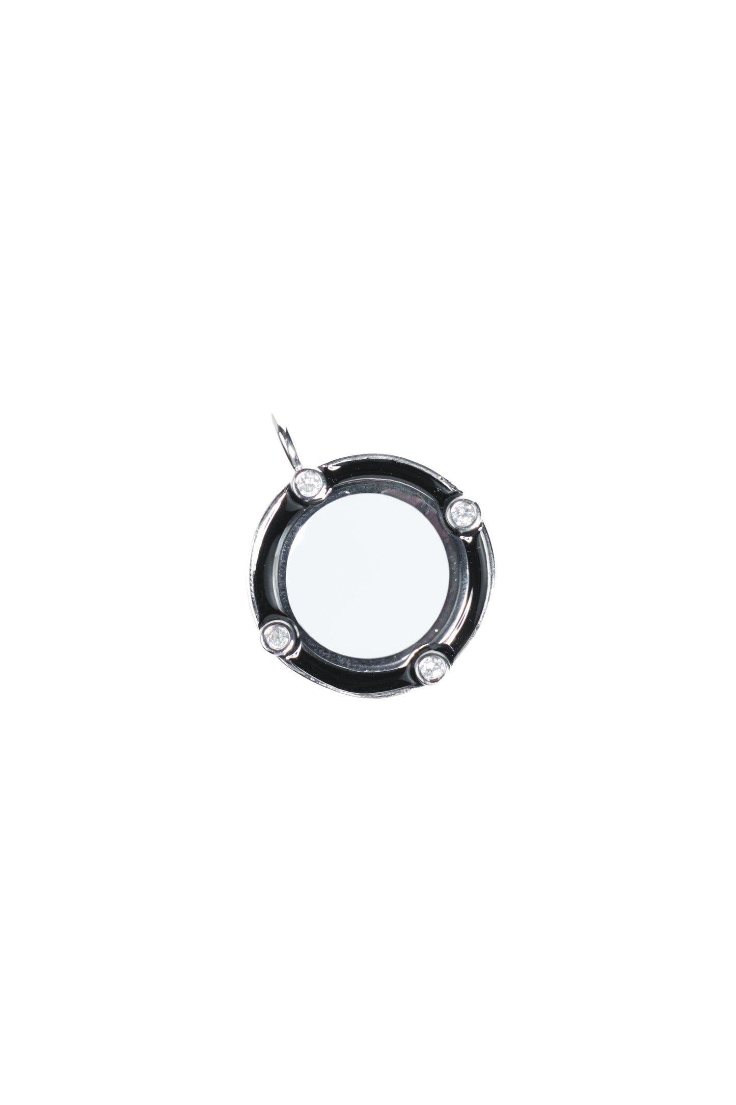 Lunchtime Crystal 316L Stainless Steel Charm