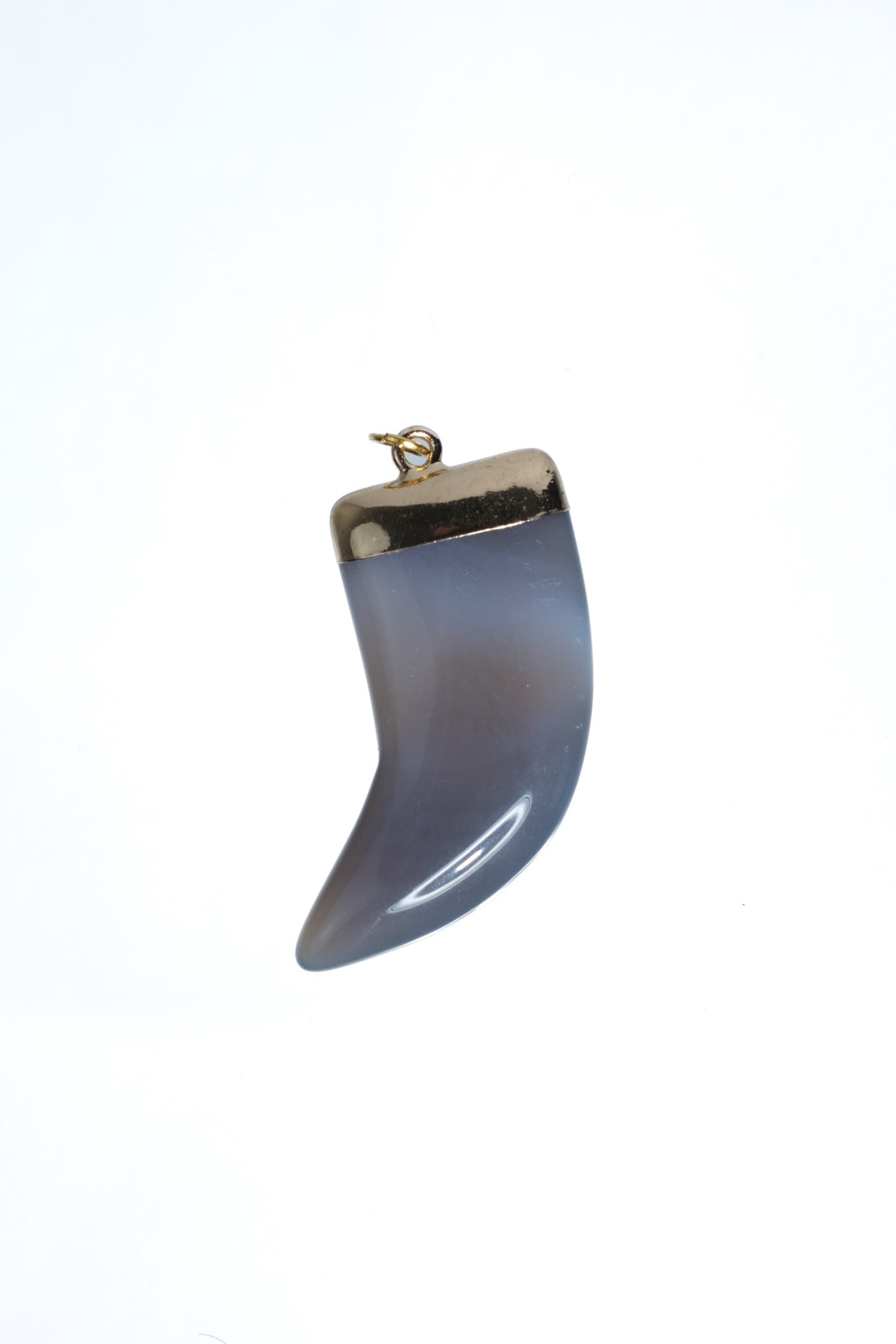 Pop Quiz Natural Stone Horn Charm