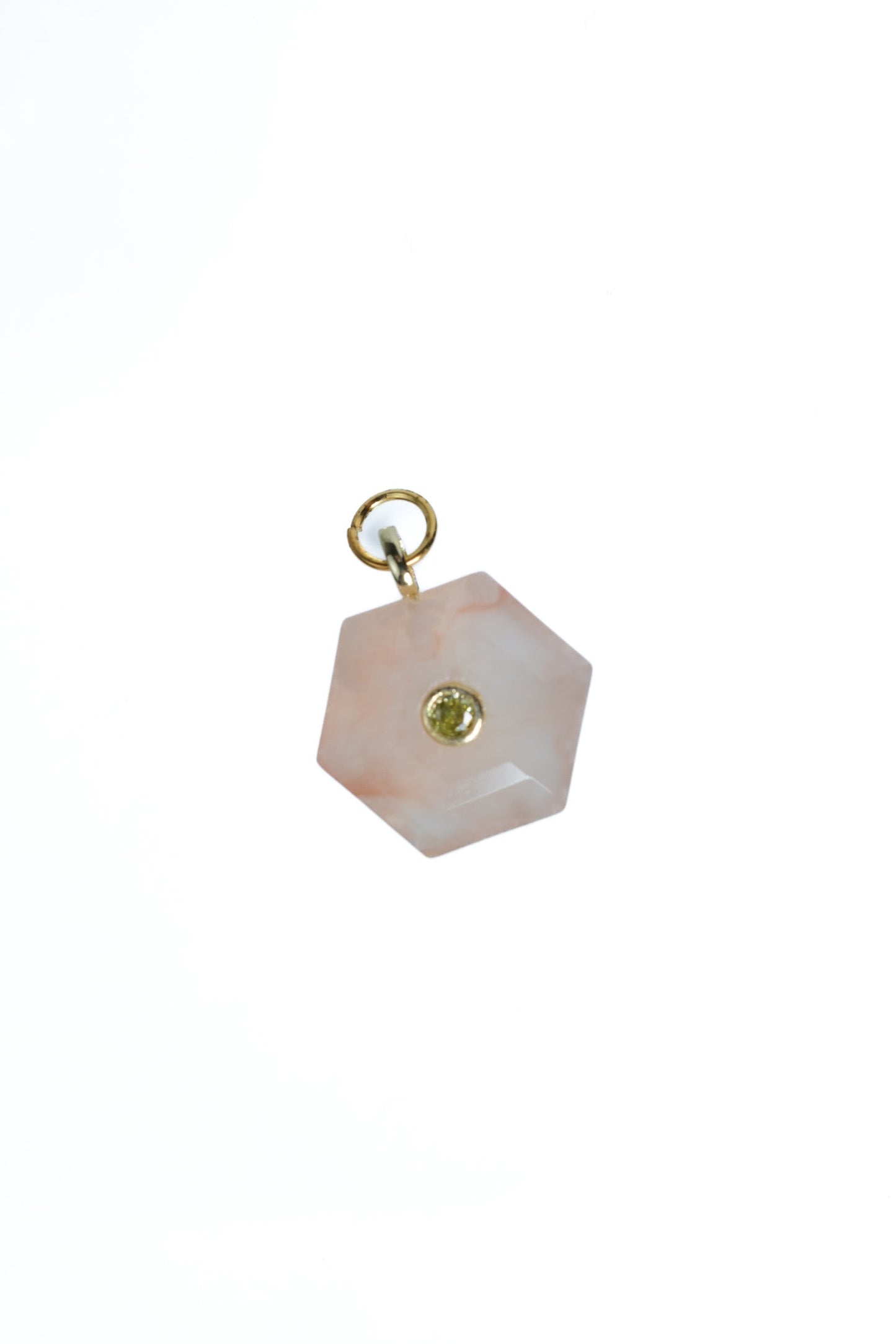 Homecoming Natural Stone Crystal Charm