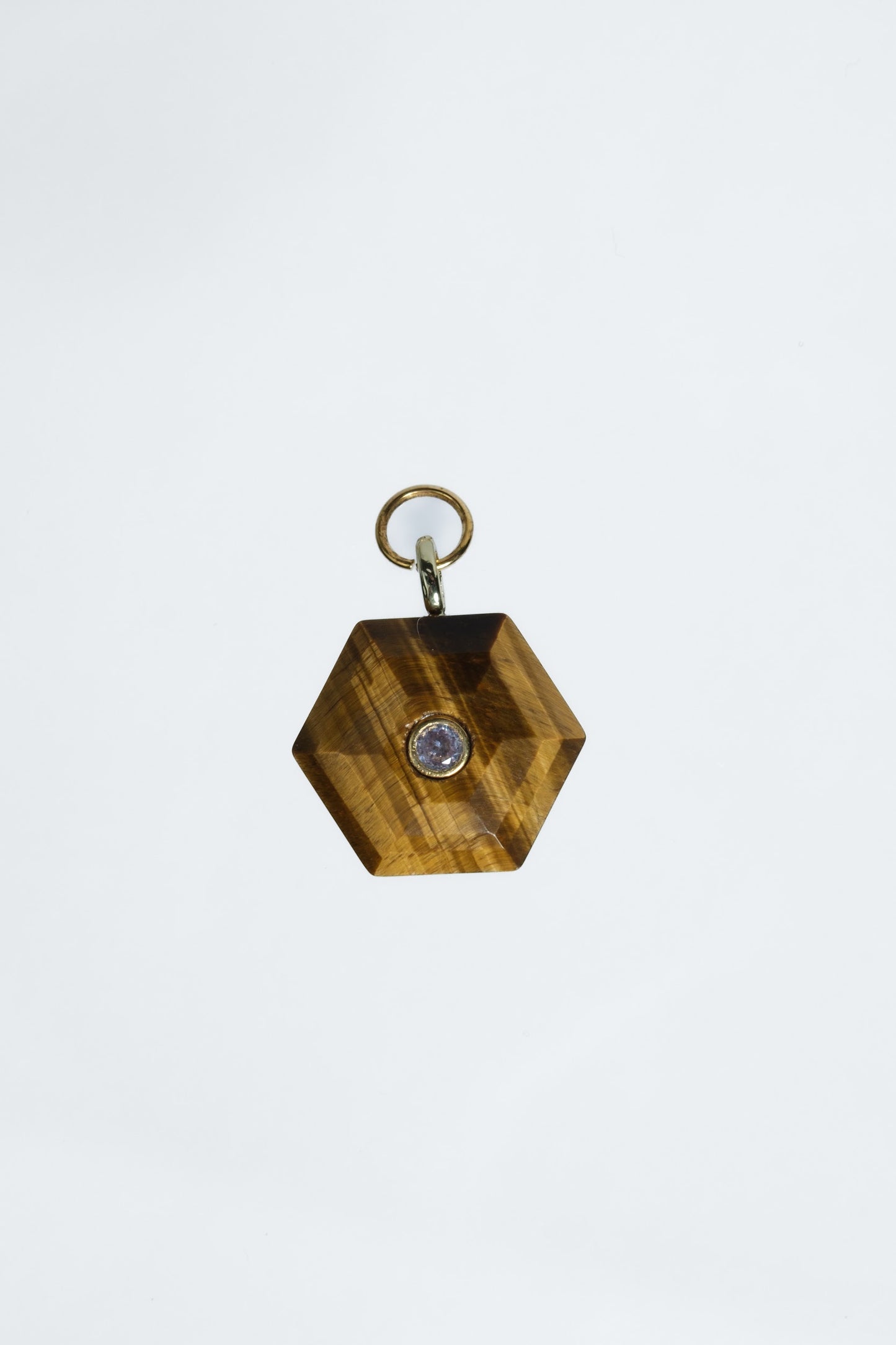 Homecoming Natural Stone Crystal Charm