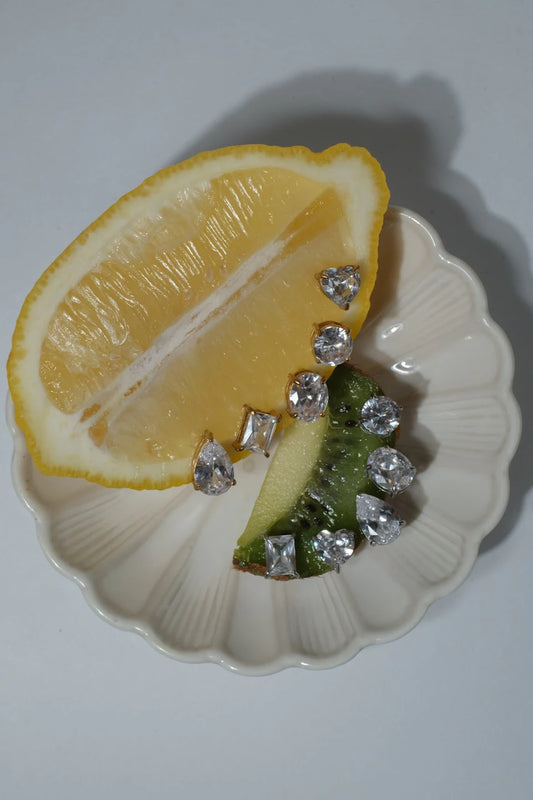 No Drama Flatback 316L Stainless Steel Stud Earrings