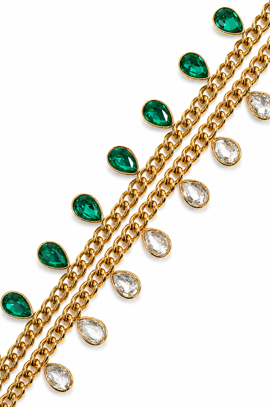 Hard Launch 316L Stainless Steel Crystal Necklace