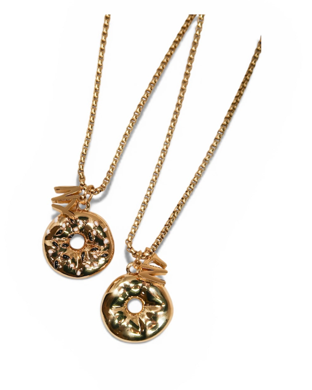 Goldberg's Famous 316L Stainless Steel Bagel Necklace