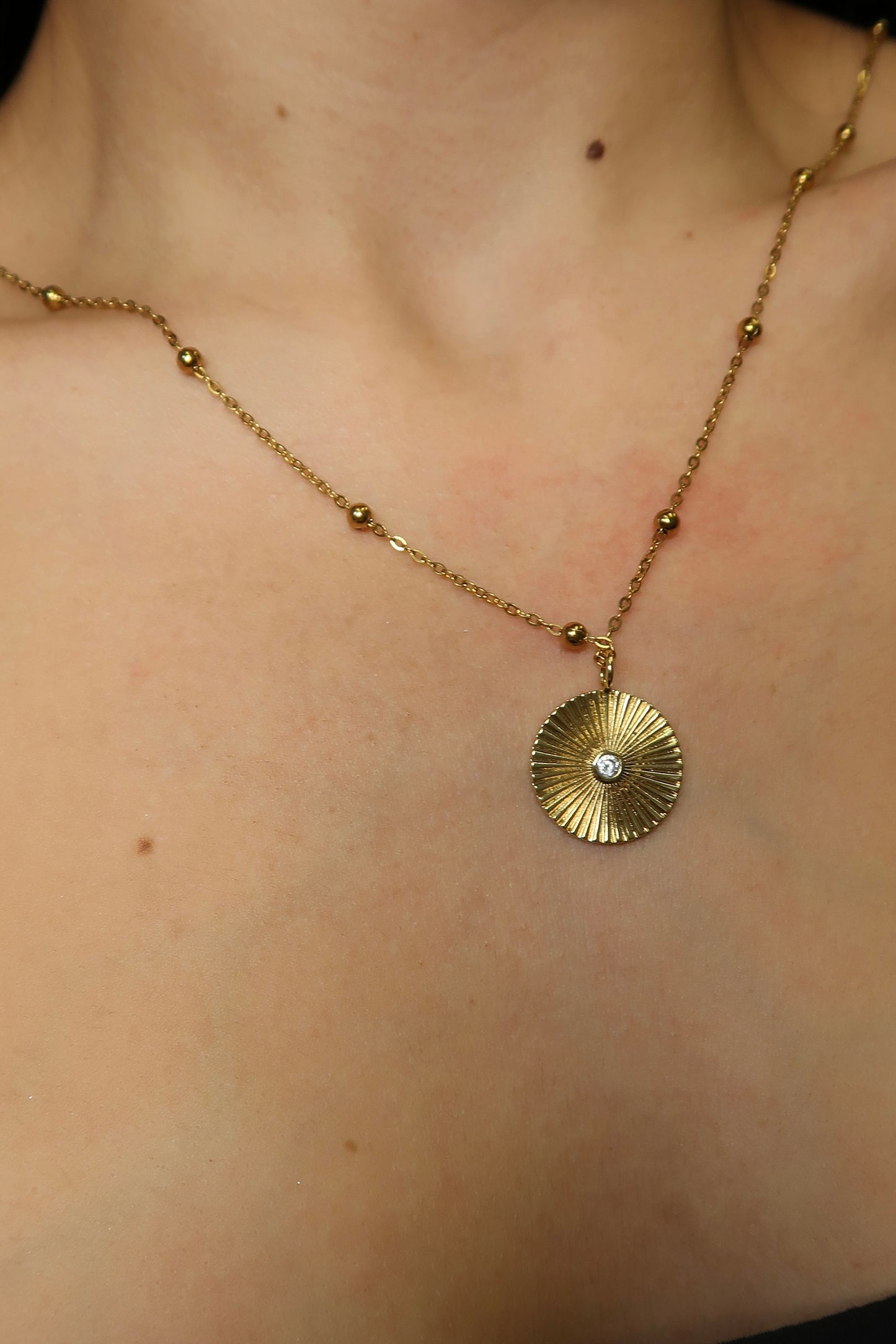 Stay Focused - Breath 316L Stainless Steel Crystal Charm