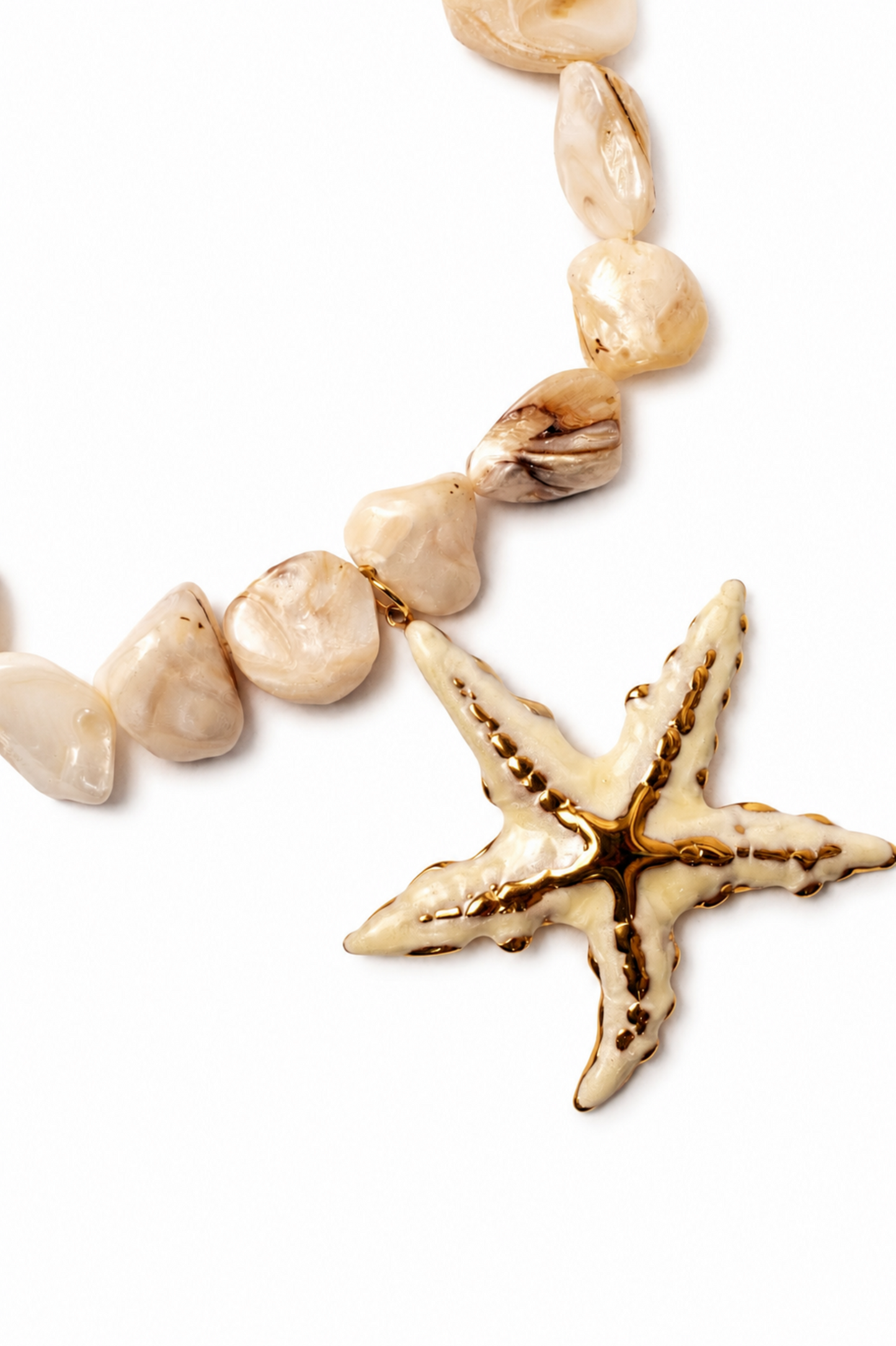 Summer At Seaside Natural Shell Necklace