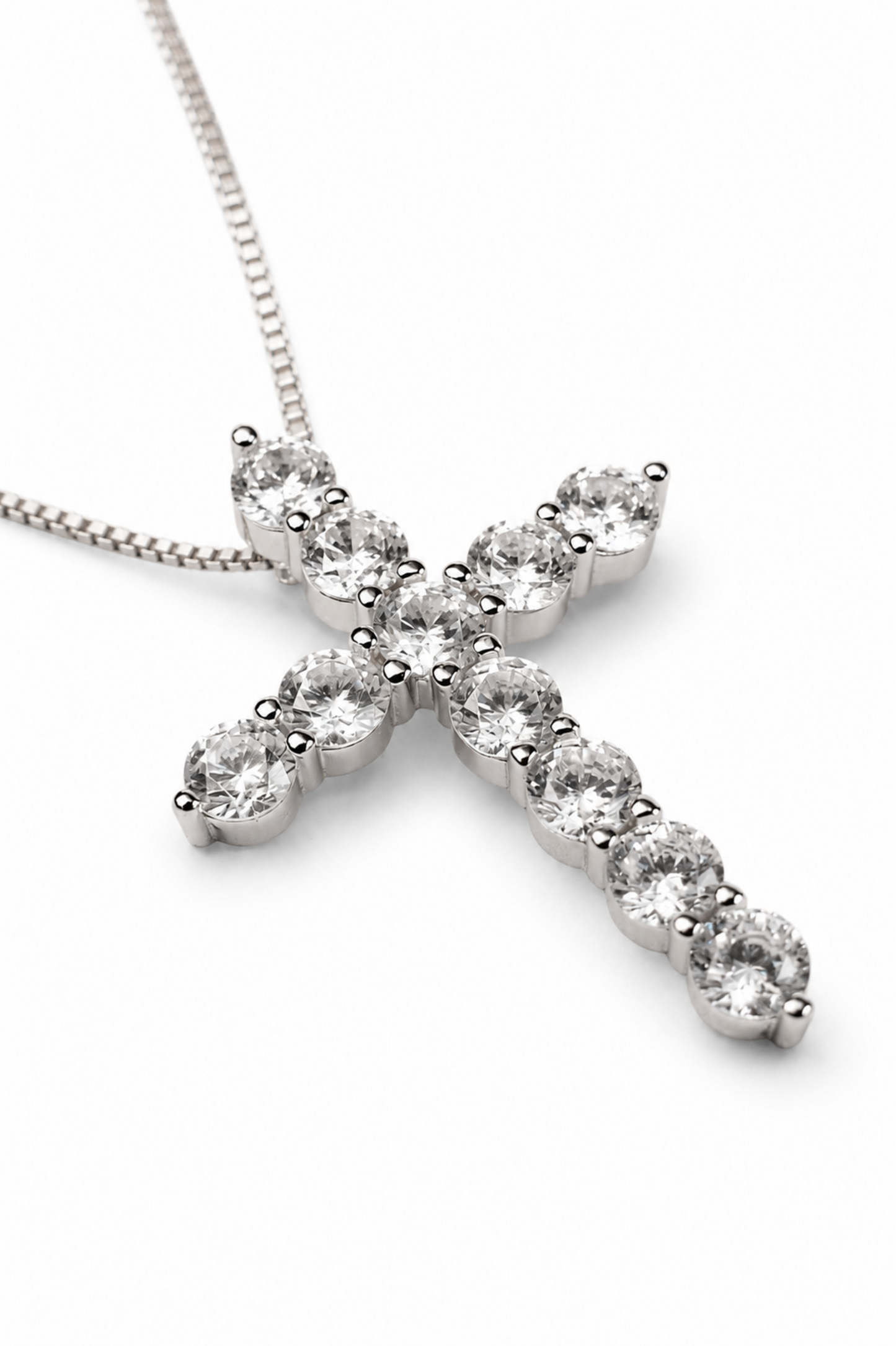 Abide .925 Sterling Silver Cross